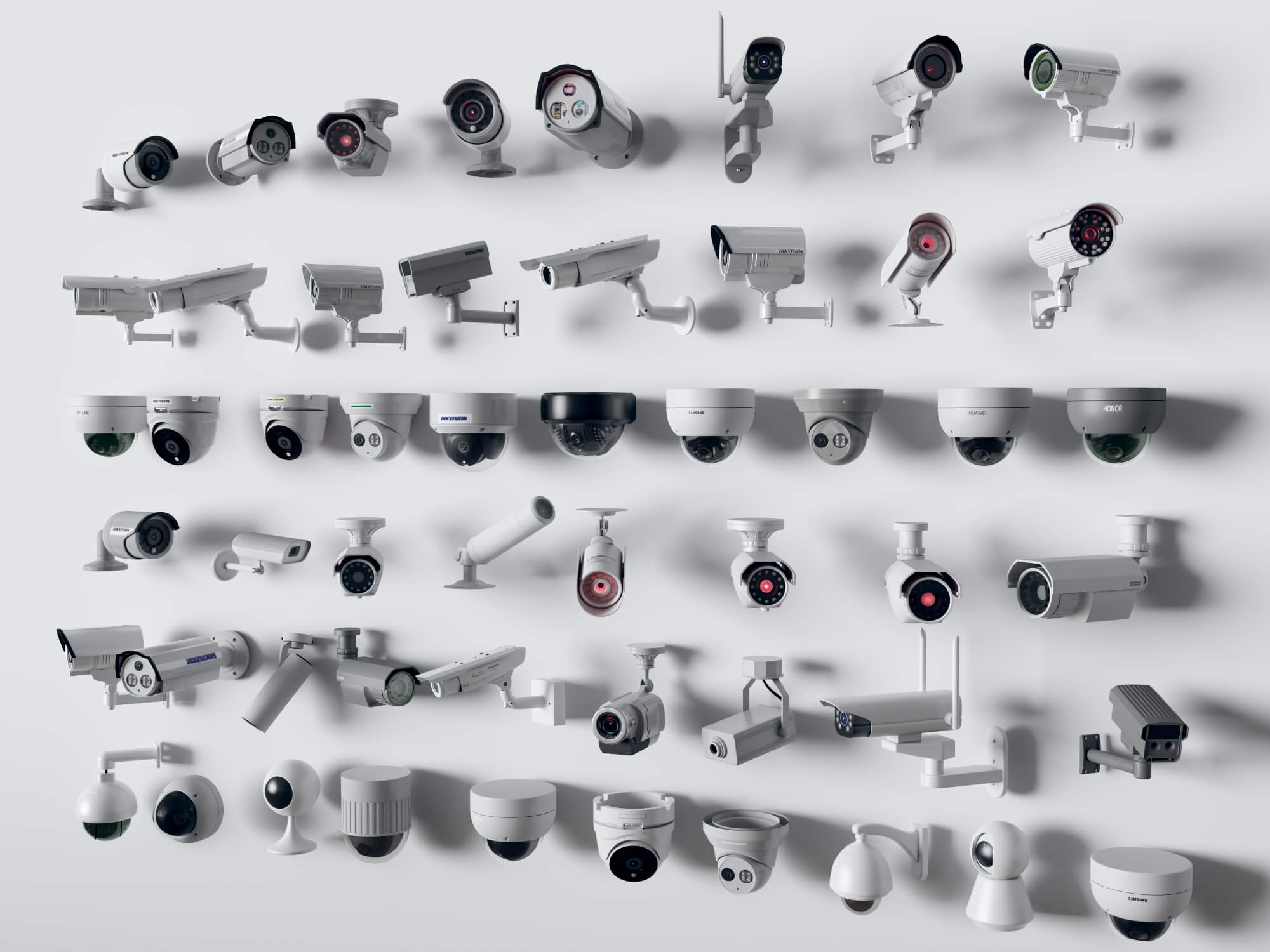 Security Cameras and CCTV Collection 3D Model