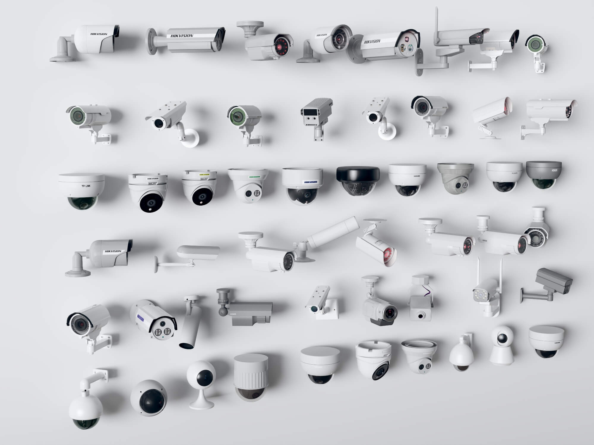 Security Cameras and CCTV Collection 3D Model