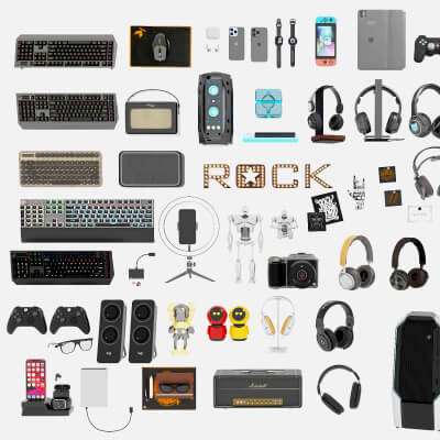 Tech Gadgets and Gaming Peripherals Collection