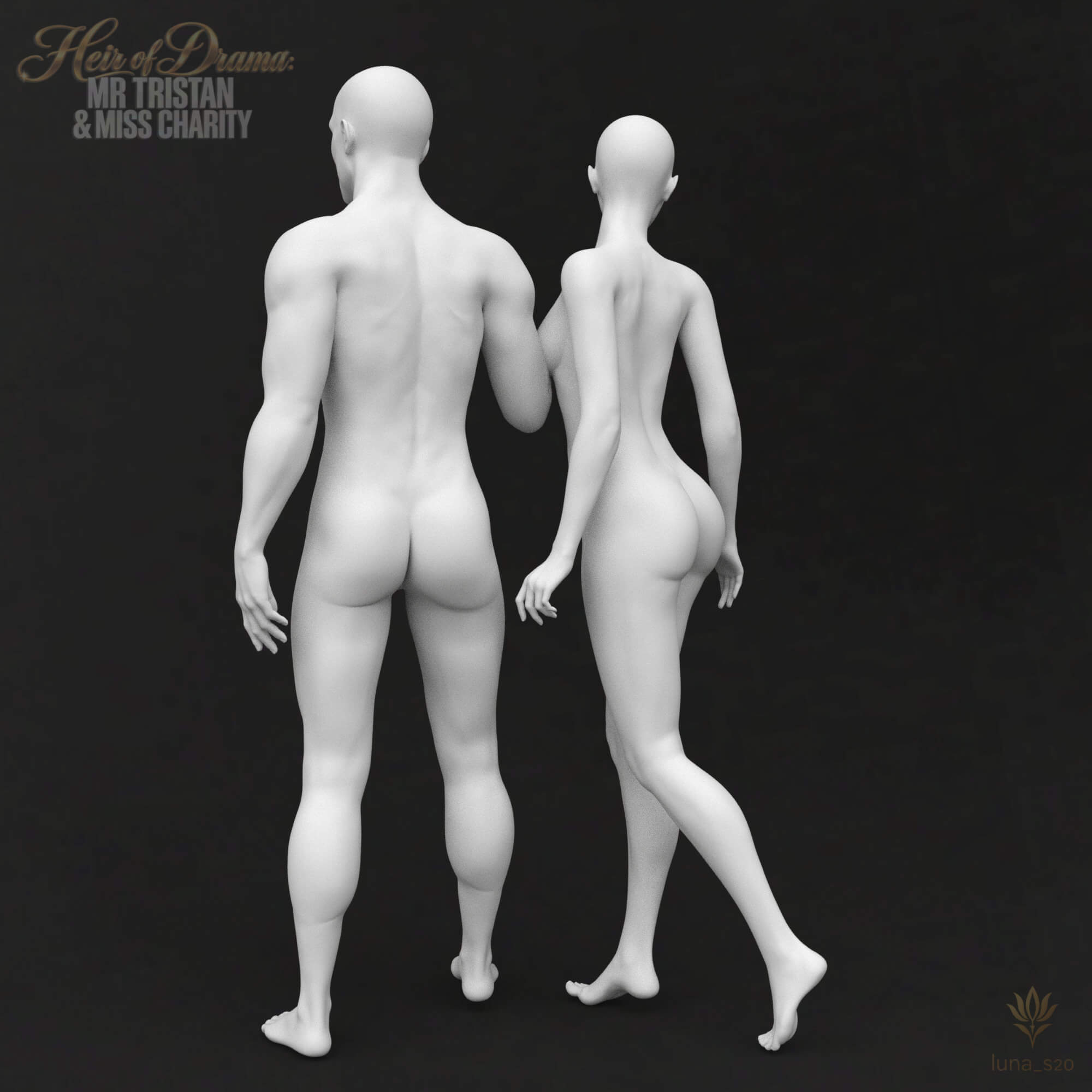 Heir of Drama Mr. Tristan &amp Miss Charity FBM Daz Content