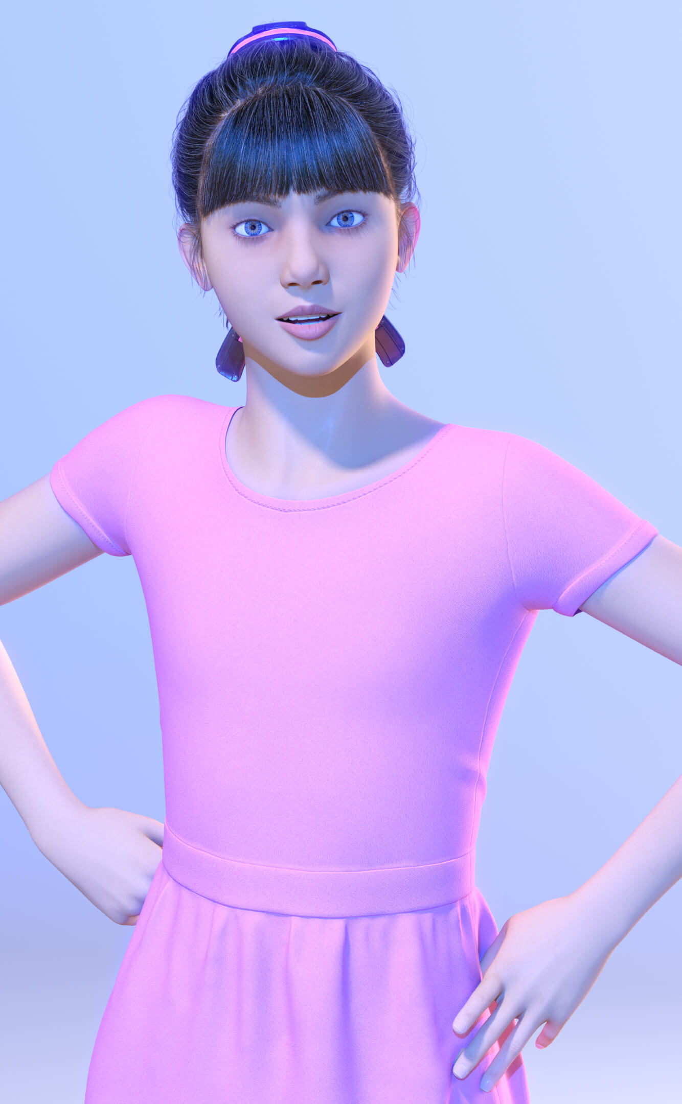 The Biggest Laugh - Irene - Coming Soon 3D Render, Digital Artwork by Luxe Muse