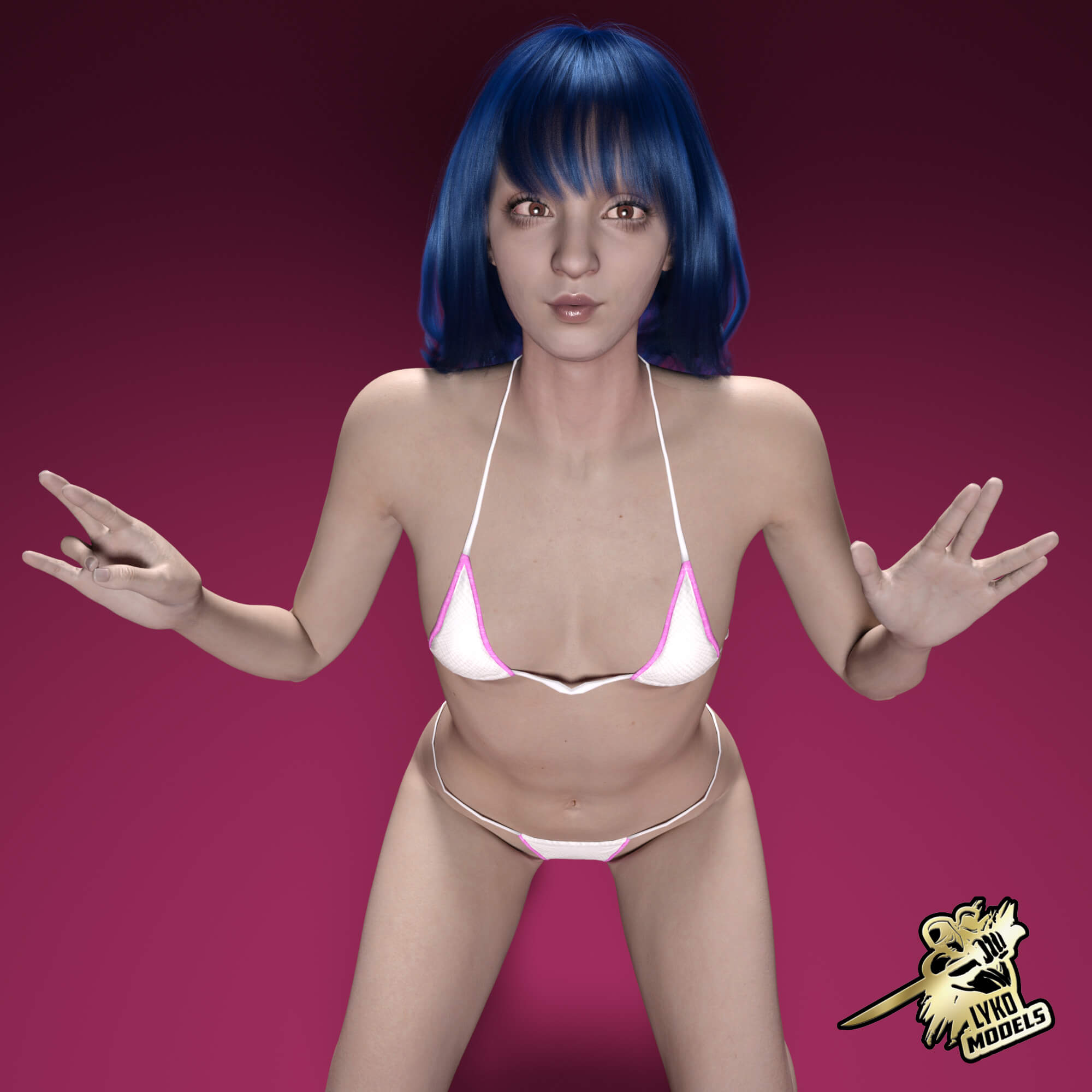Lyko3D Vera OC 2026 G8F Character Package Daz Content