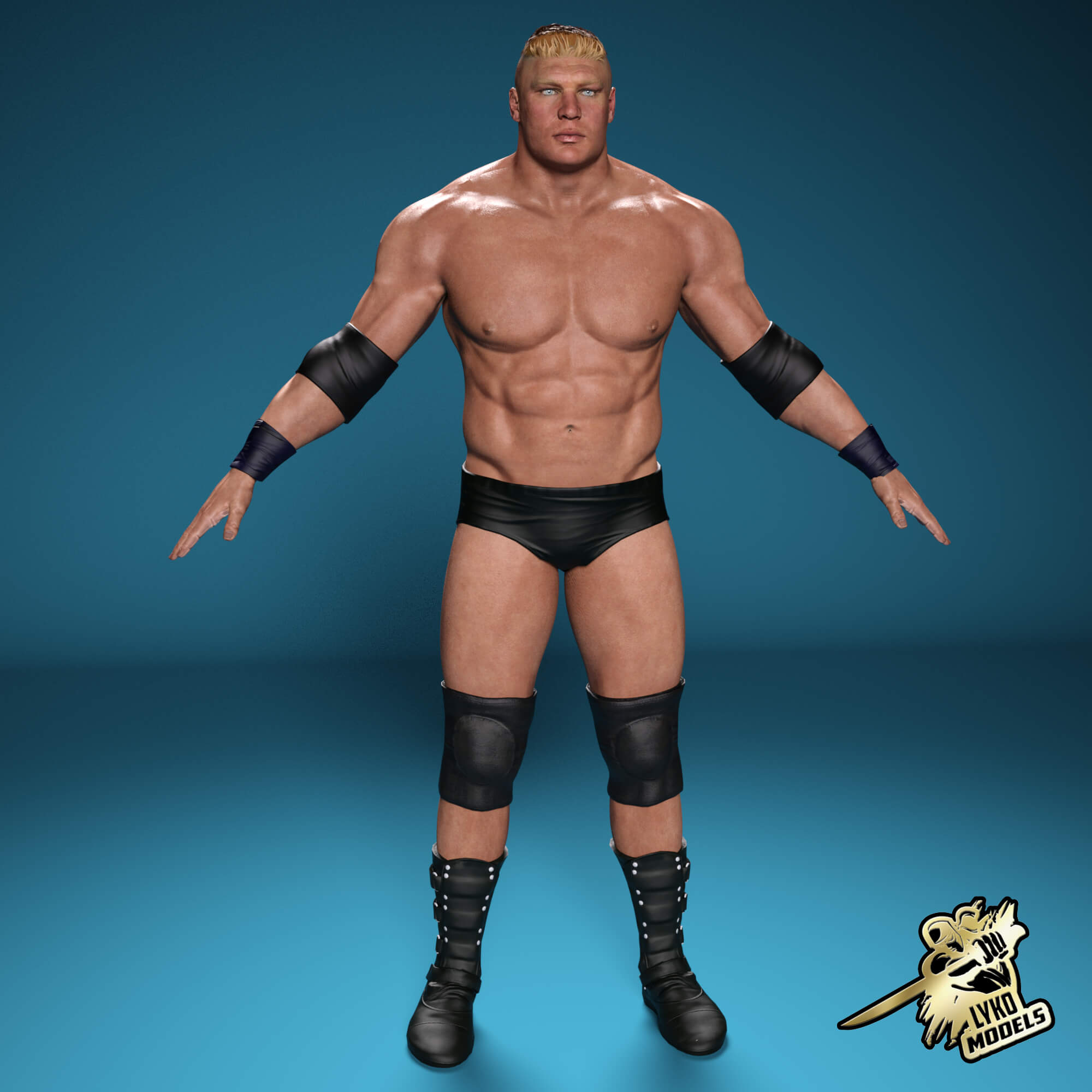 WWE Brock Lesnar 2003 G8M Character Package Daz Content