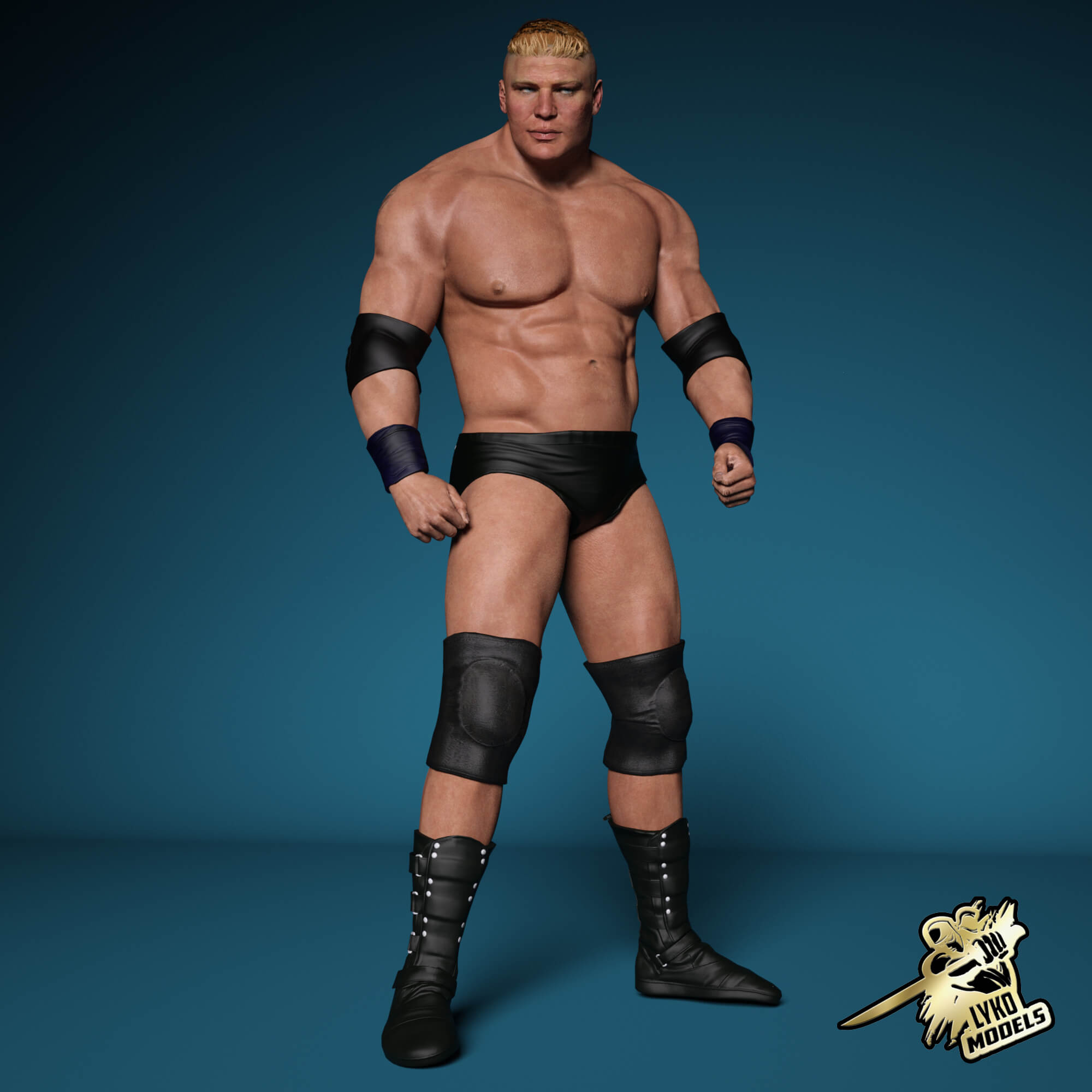WWE Brock Lesnar 2003 G8M Character Package Daz Content