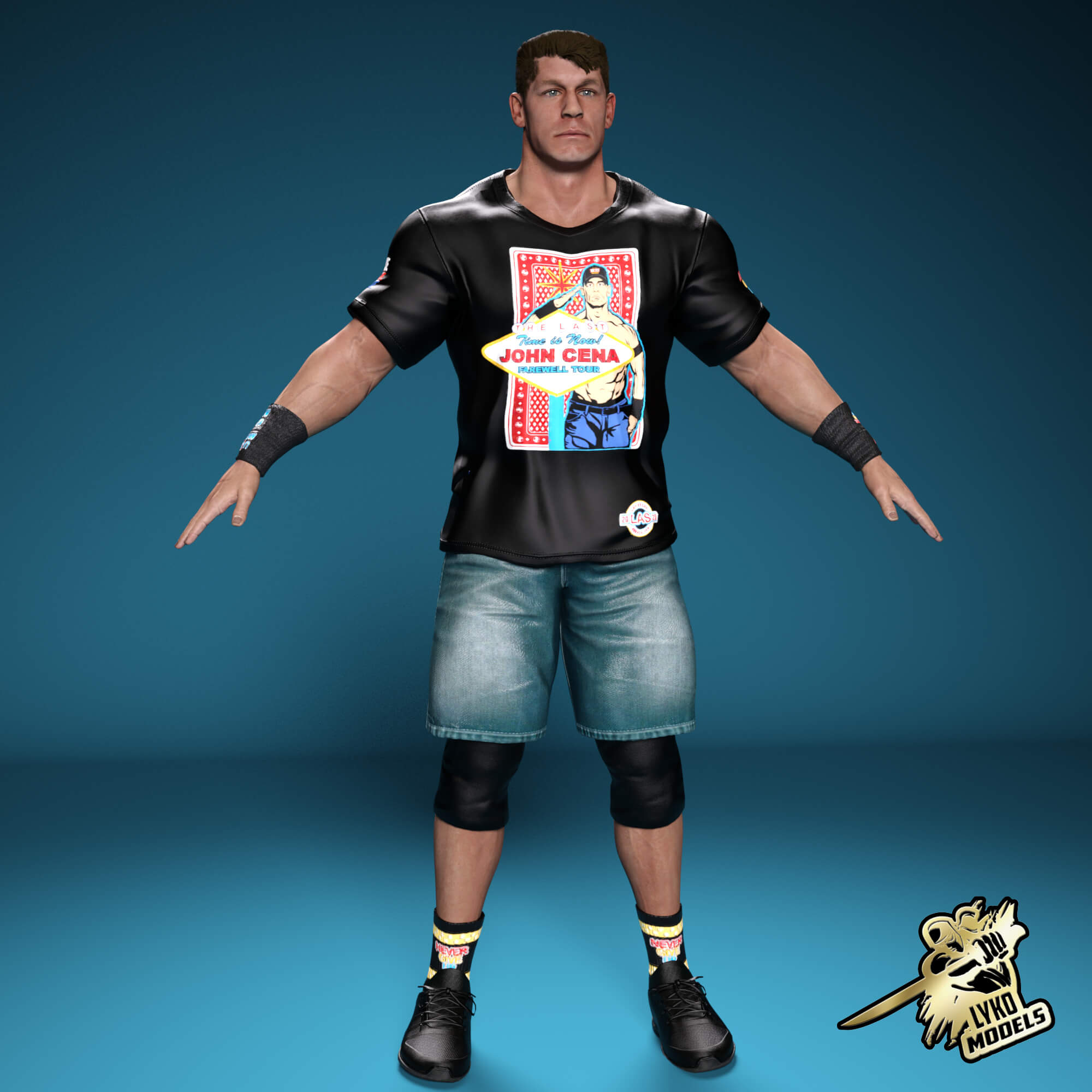 WWE John Cena WrestleMania 2025 G8M Character Package Daz Content