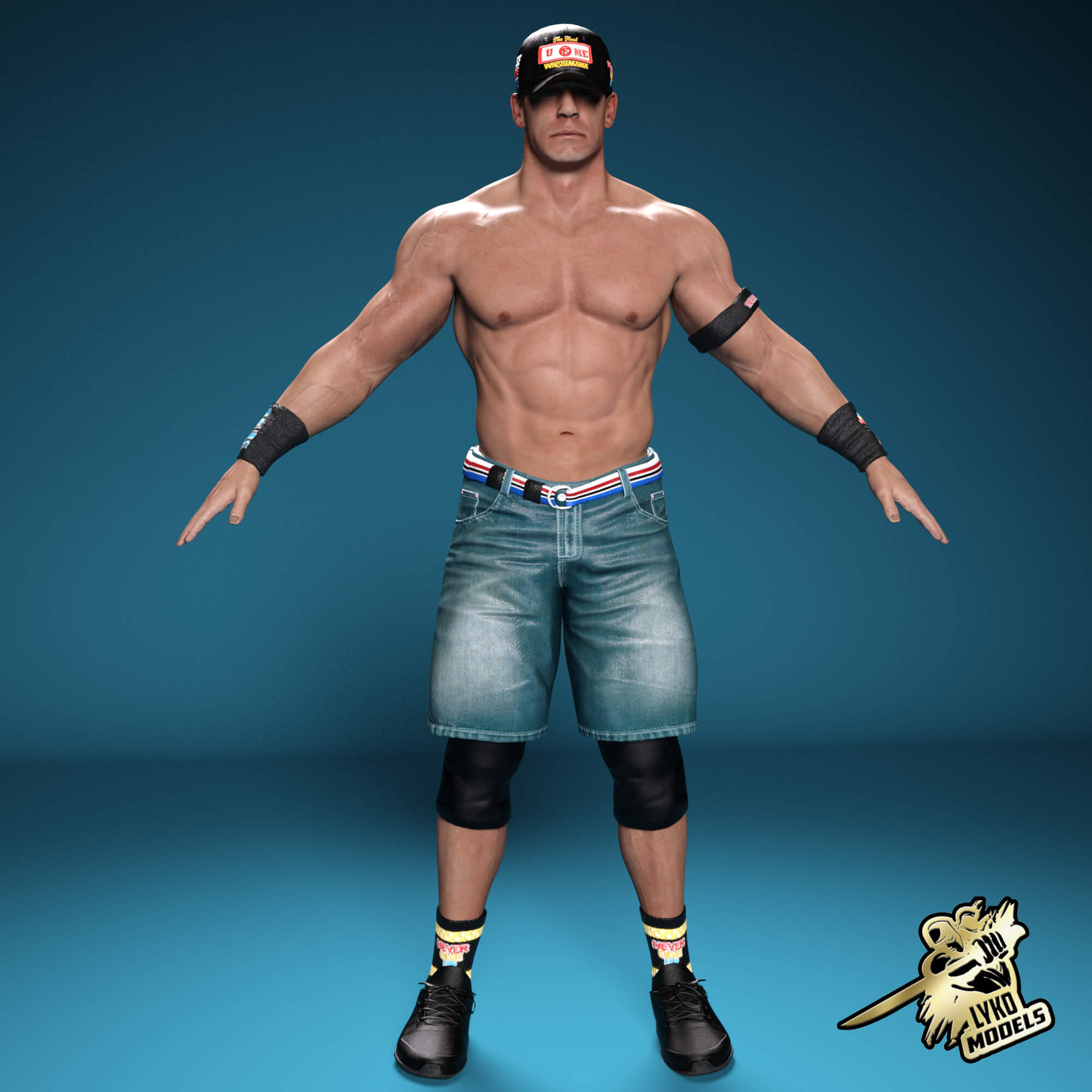 WWE John Cena WrestleMania 2025 G8M Character Package Daz Content