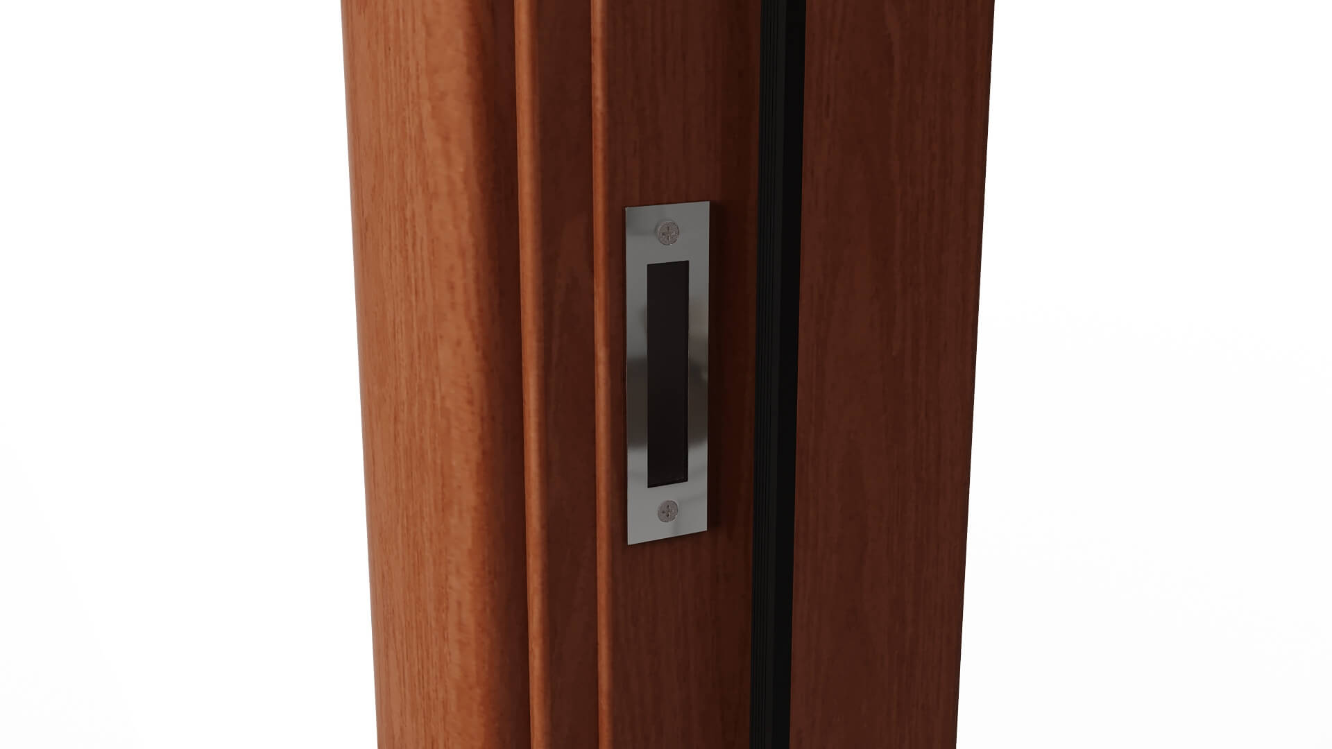 Modern Aluminum Pivot Door Collection in 3 Finishes 3D Model