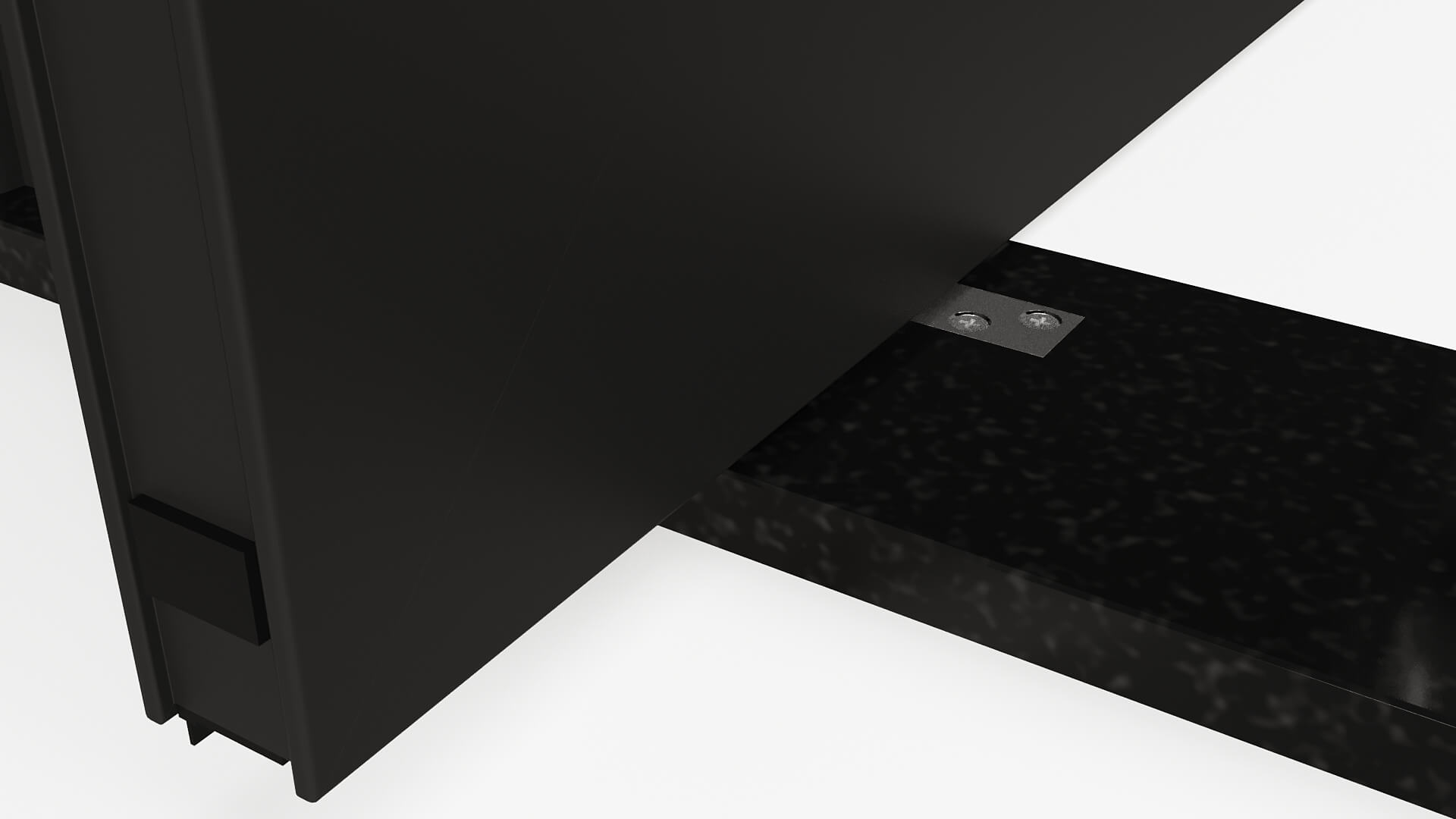 Modern Aluminum Pivot Door Collection in 3 Finishes 3D Model