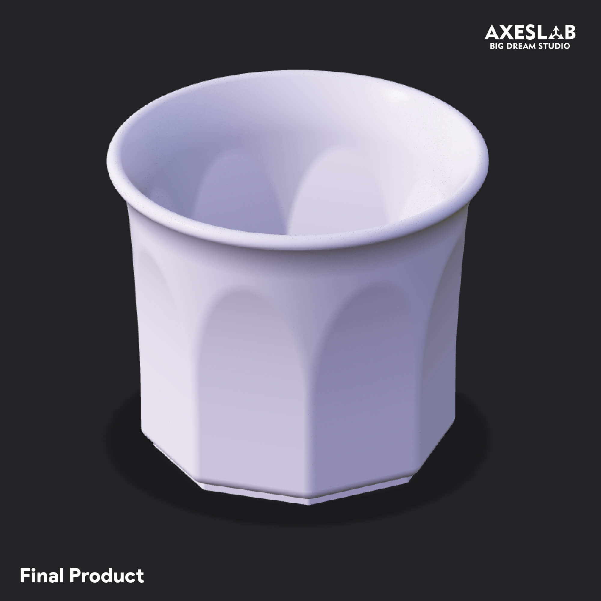 Silicone Cup Mold Housing and Slip Casting System 3D Model 3D Model