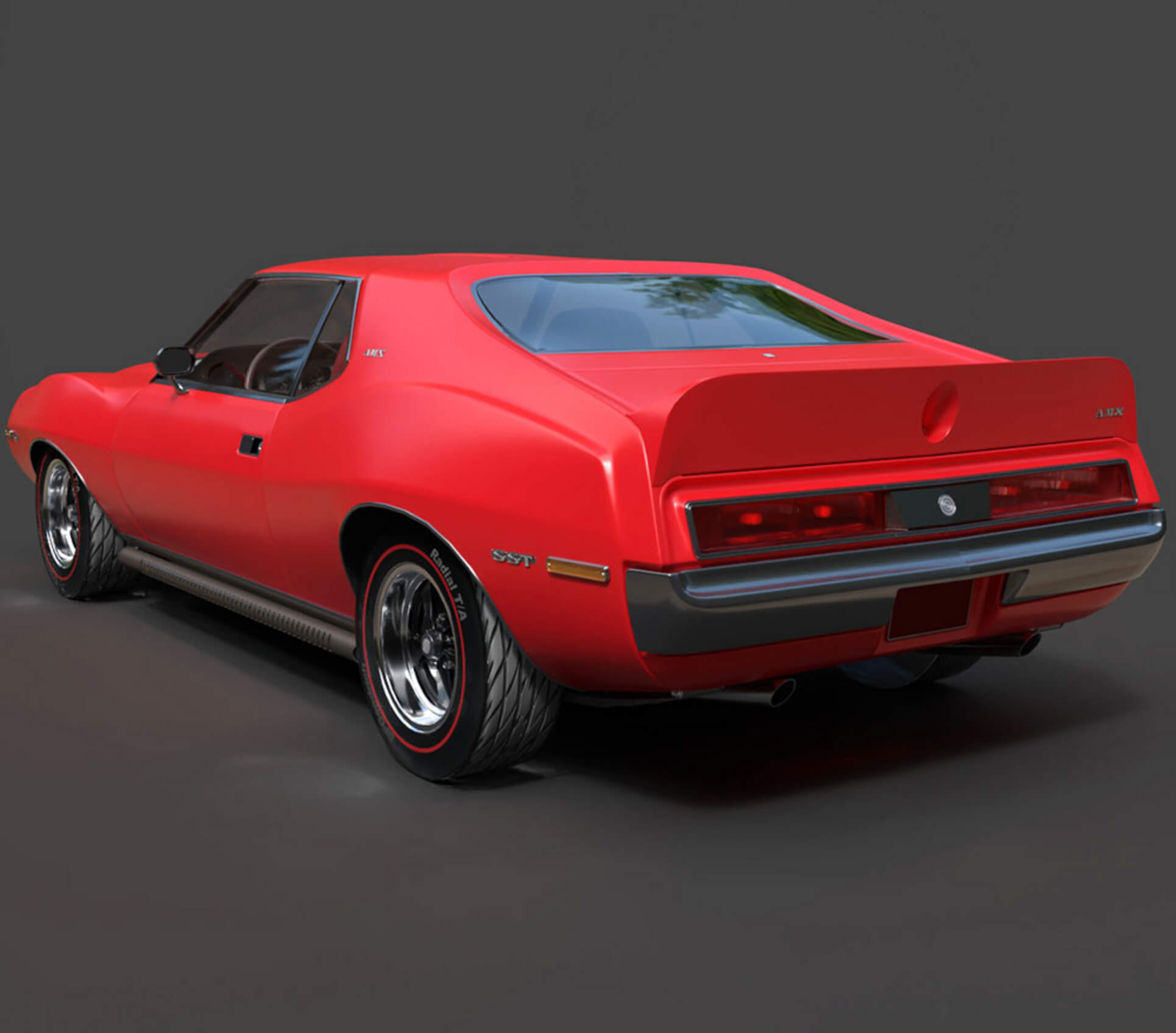 Classic Cars - AMC AMX SST - High-Poly 3d Model 3D Model