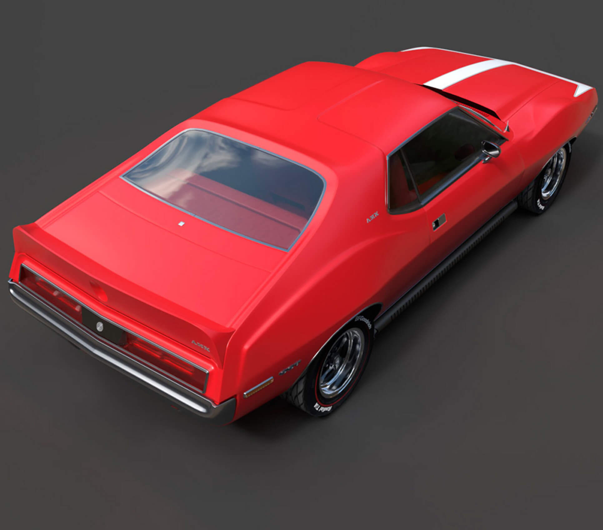 Classic Cars - AMC AMX SST - High-Poly 3d Model 3D Model