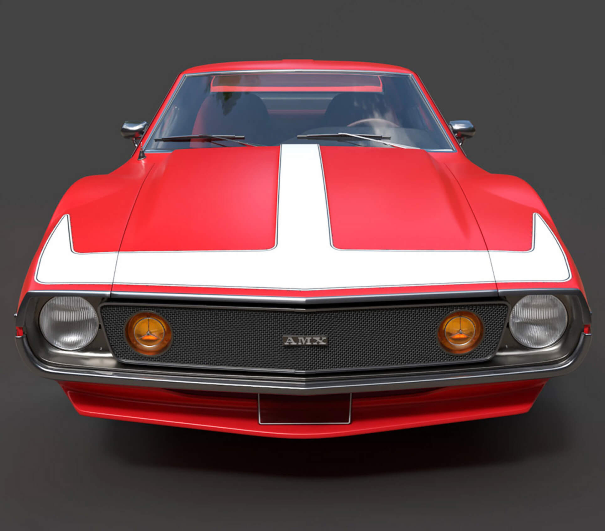 Classic Cars - AMC AMX SST - High-Poly 3d Model 3D Model