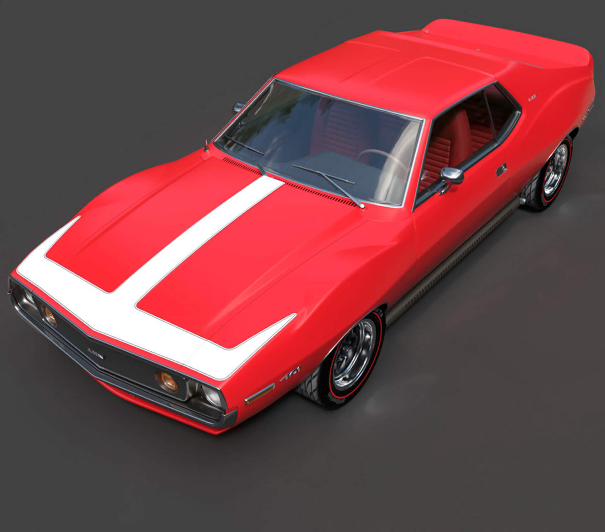 Classic Cars - AMC AMX SST - High-Poly 3d Model 3D Model