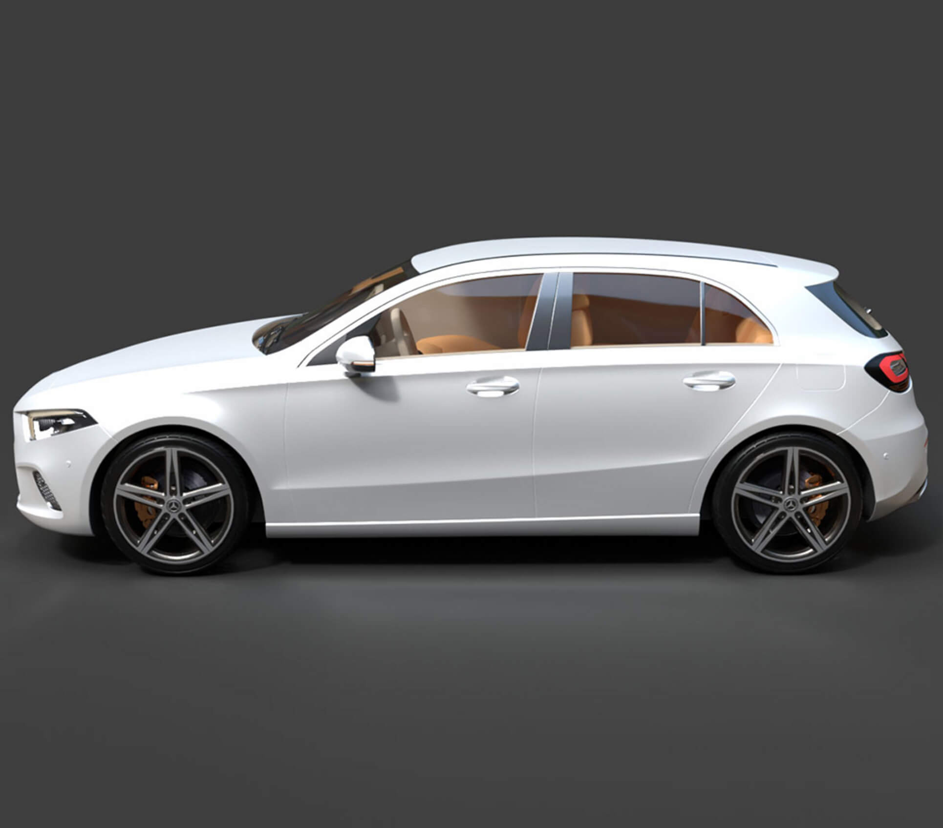 Hatchbacks - Mercedes-Benz A-Class - High-Poly 3D Model 3D Model