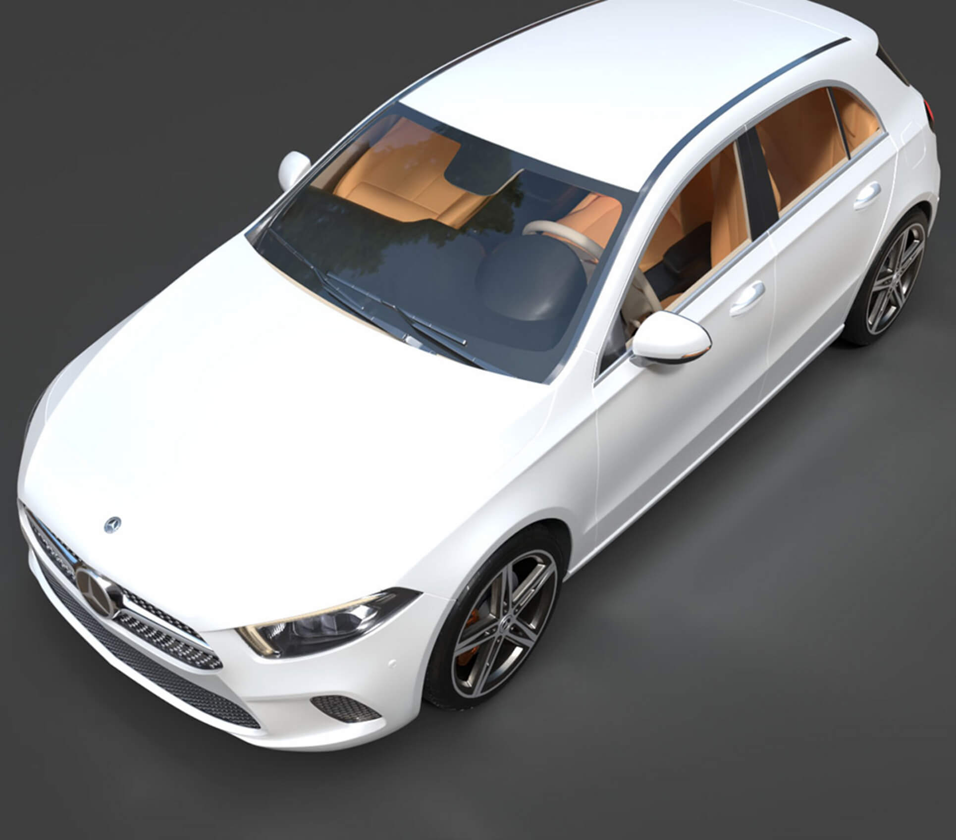 Hatchbacks - Mercedes-Benz A-Class - High-Poly 3D Model 3D Model