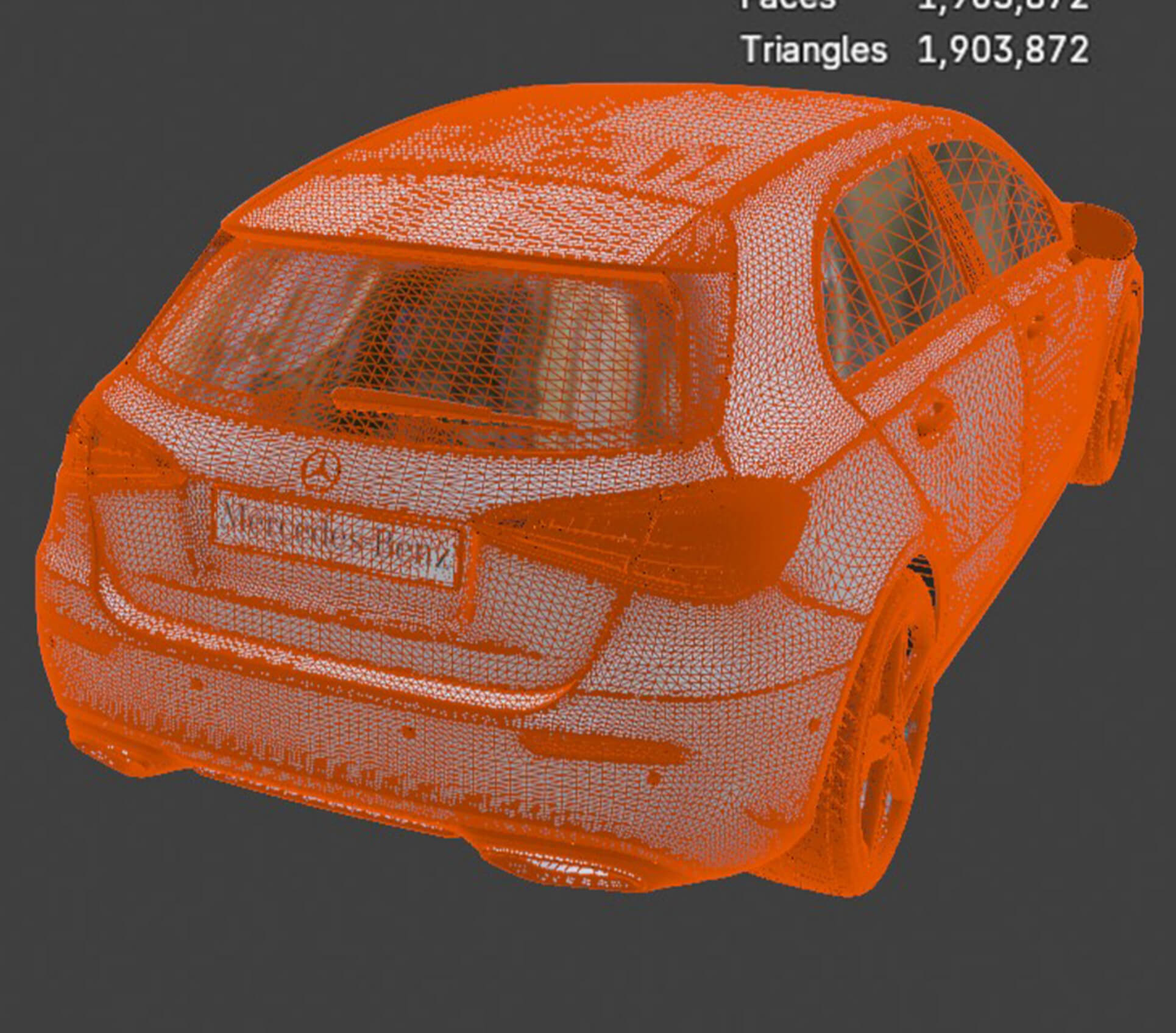 Hatchbacks - Mercedes-Benz A-Class - High-Poly 3D Model 3D Model