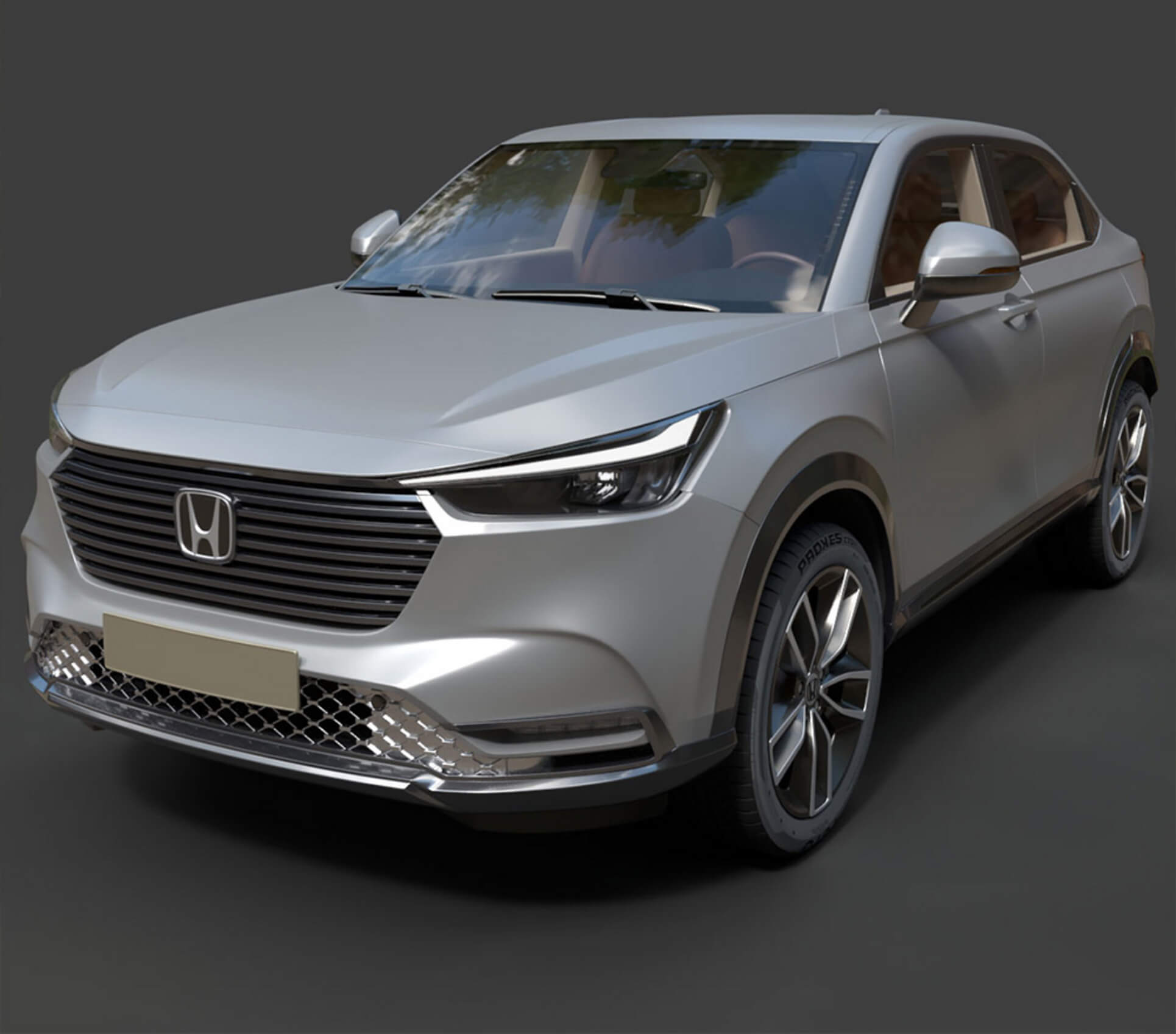 Honda HR-V Crossover SUV High-Poly 3D Model 3D Model