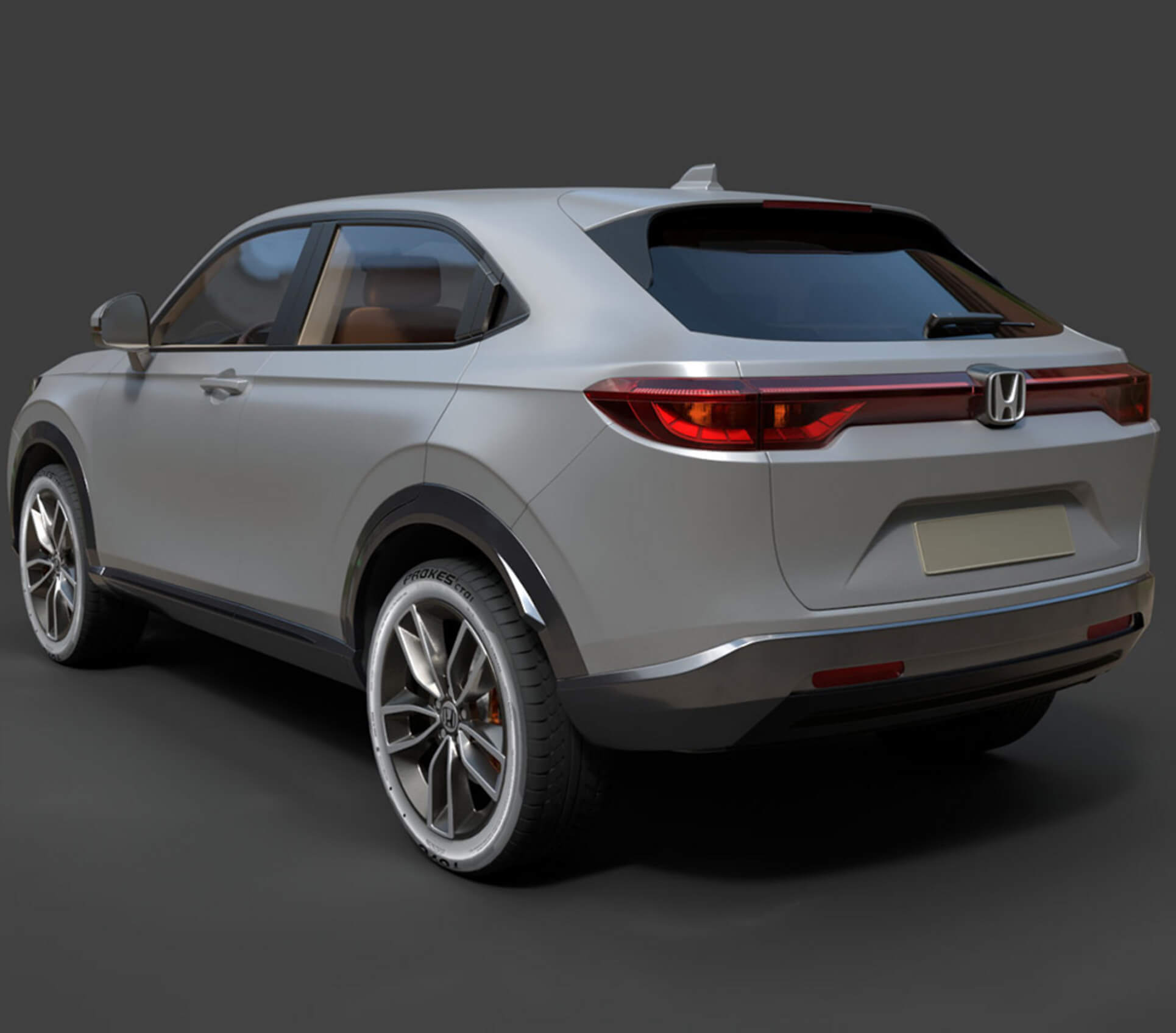 Honda HR-V Crossover SUV High-Poly 3D Model 3D Model