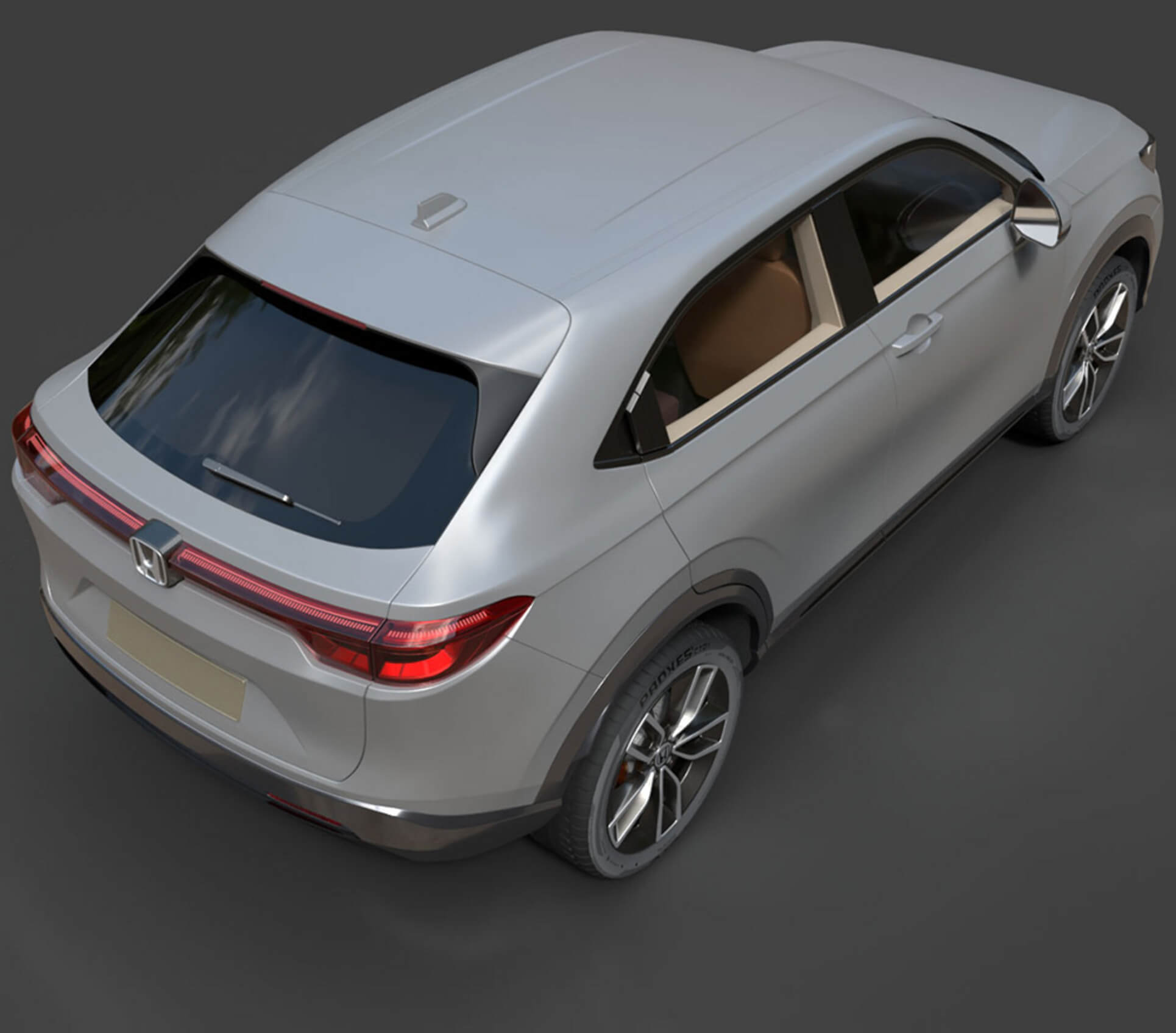 Honda HR-V Crossover SUV High-Poly 3D Model 3D Model