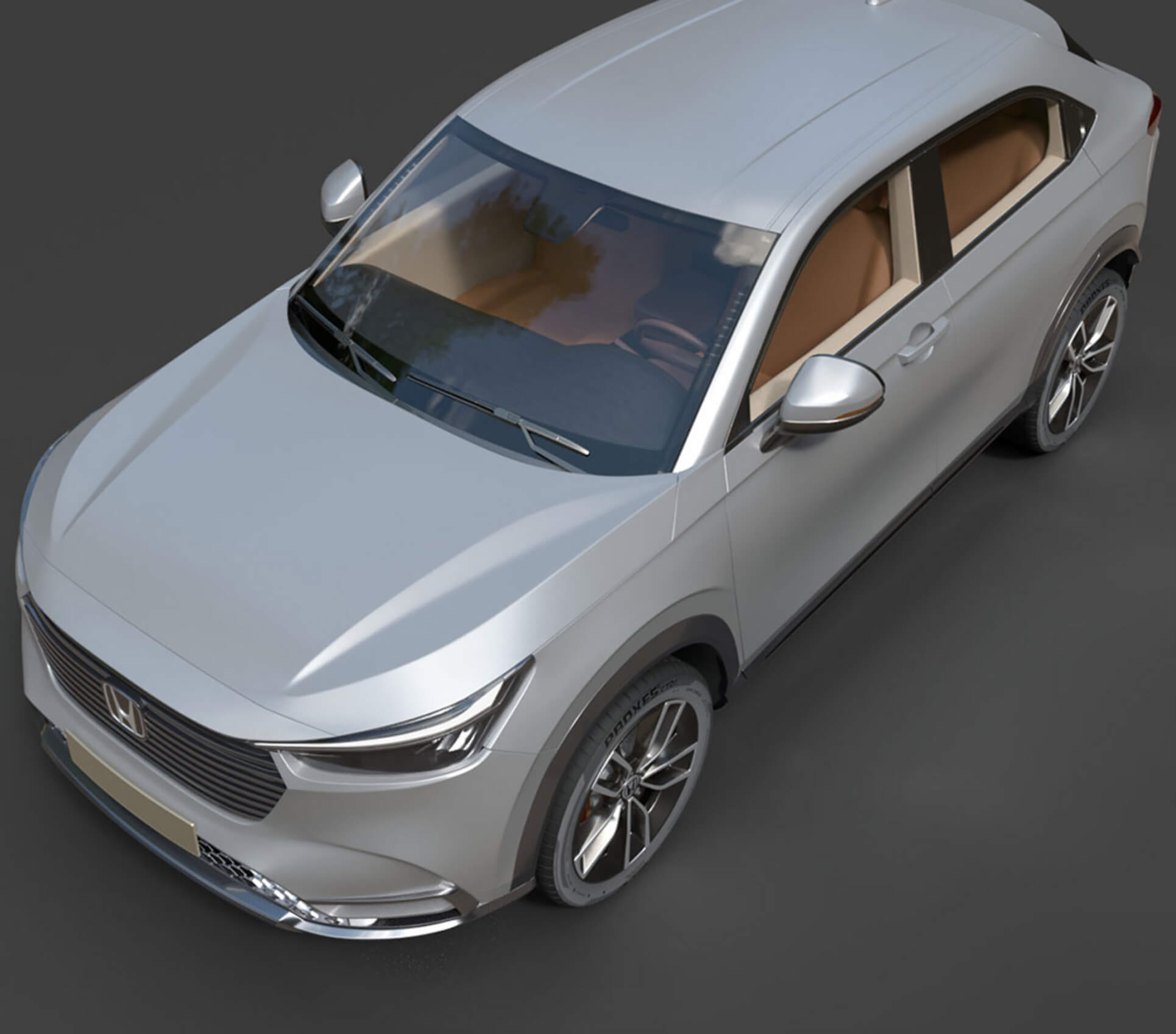 Honda HR-V Crossover SUV High-Poly 3D Model 3D Model