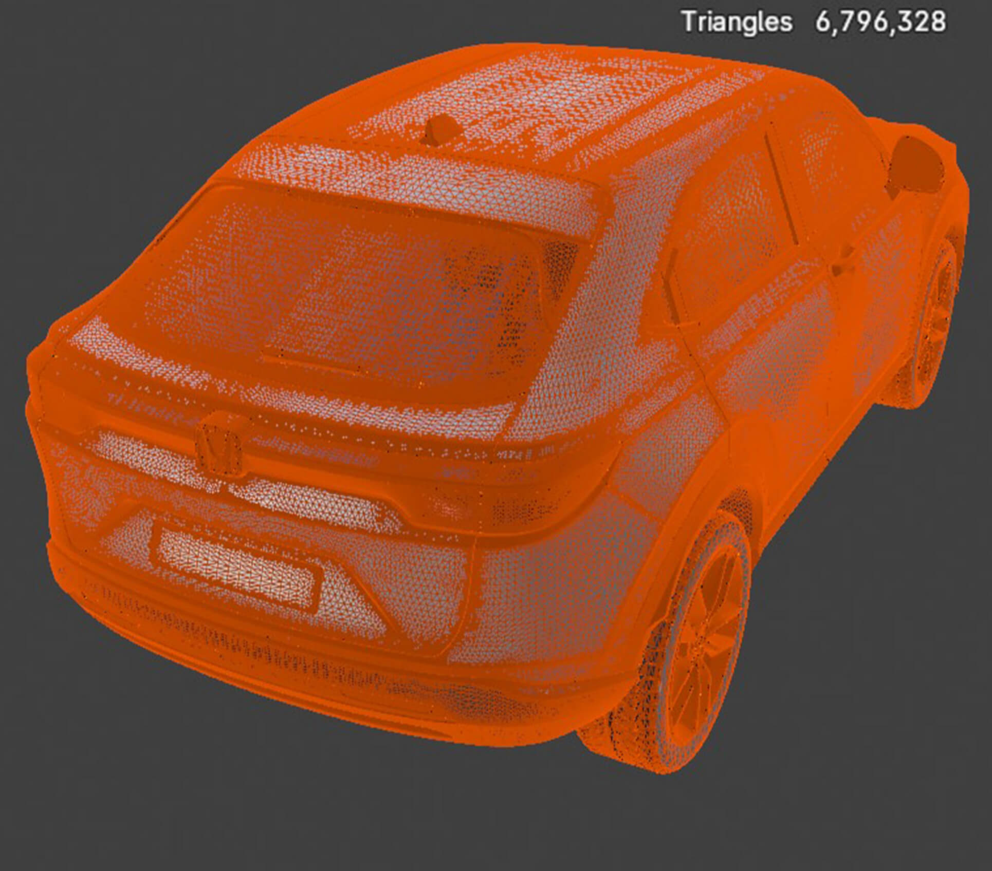 Honda HR-V Crossover SUV High-Poly 3D Model 3D Model