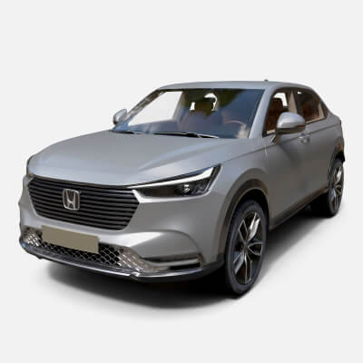 Honda HR-V Crossover SUV High-Poly 3D Model 3D Model