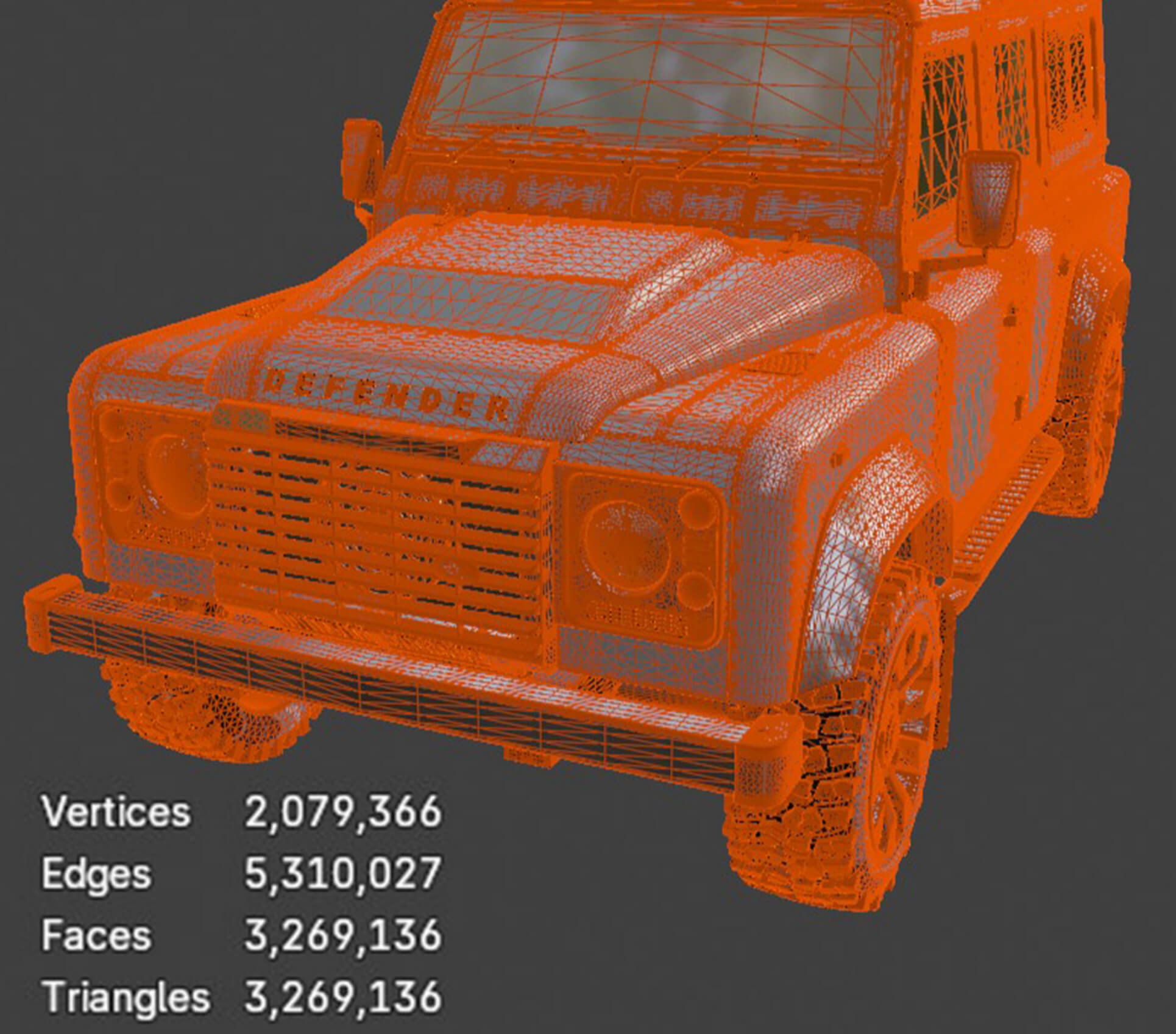 Land Rover Defender 3D Model