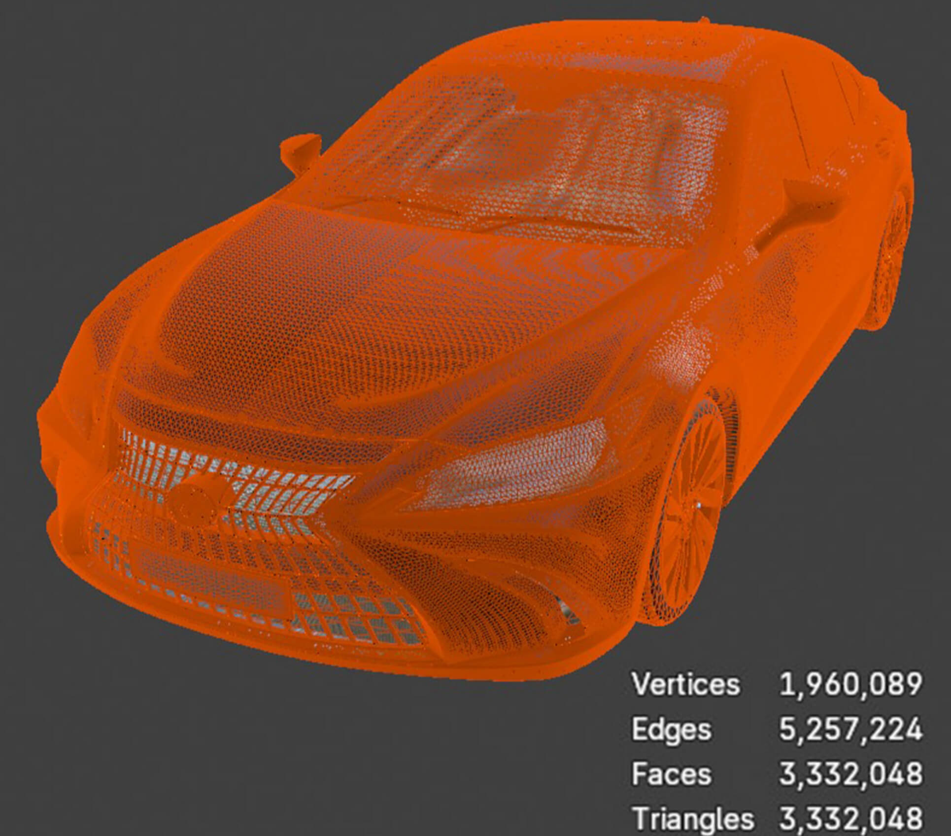Lexus ES 300 - Detailed Production-Ready 3D Asset 3D Model