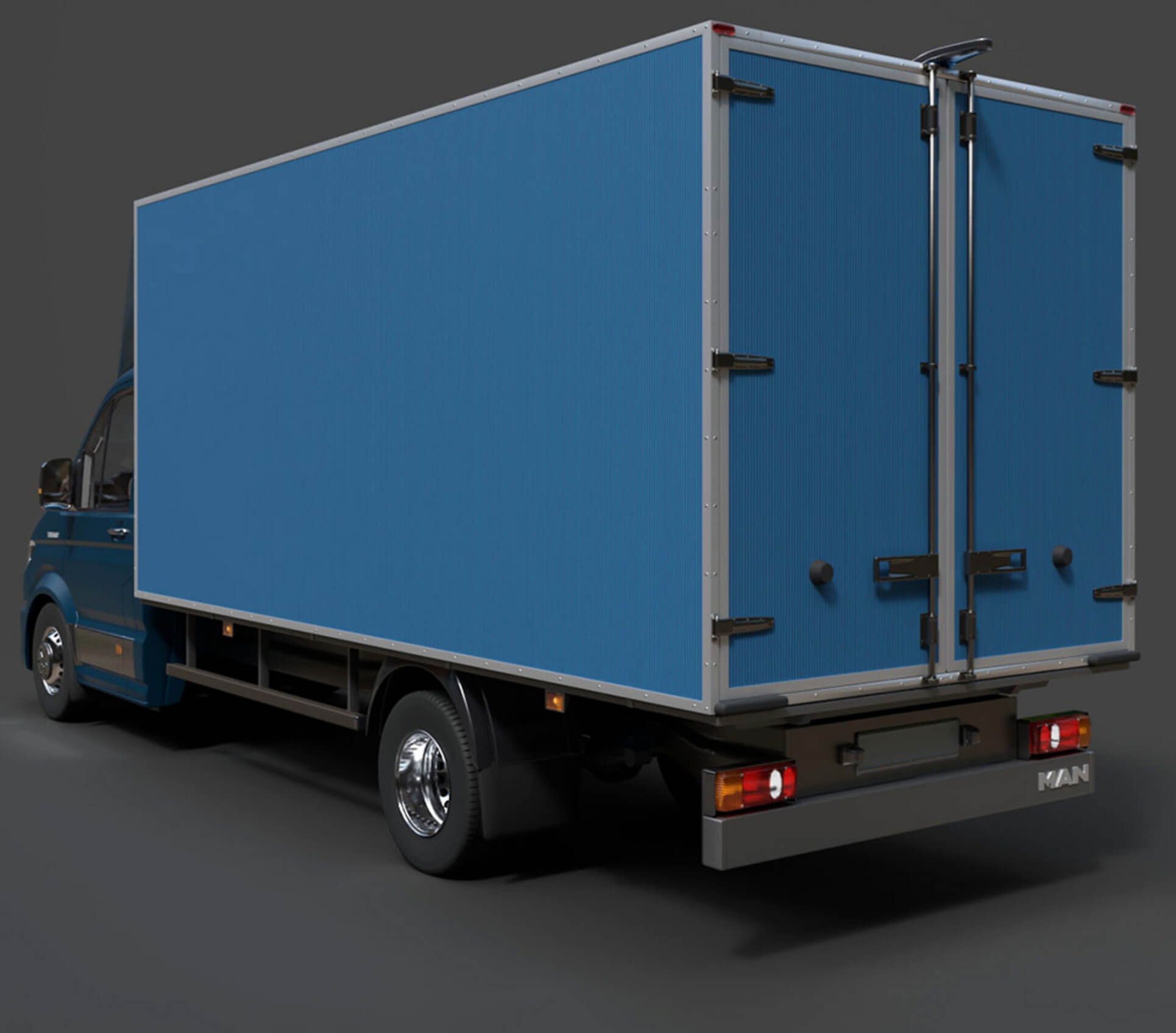 MAN Isothermal Cargo Van Detailed Production-Ready 3D Assemb 3D Model