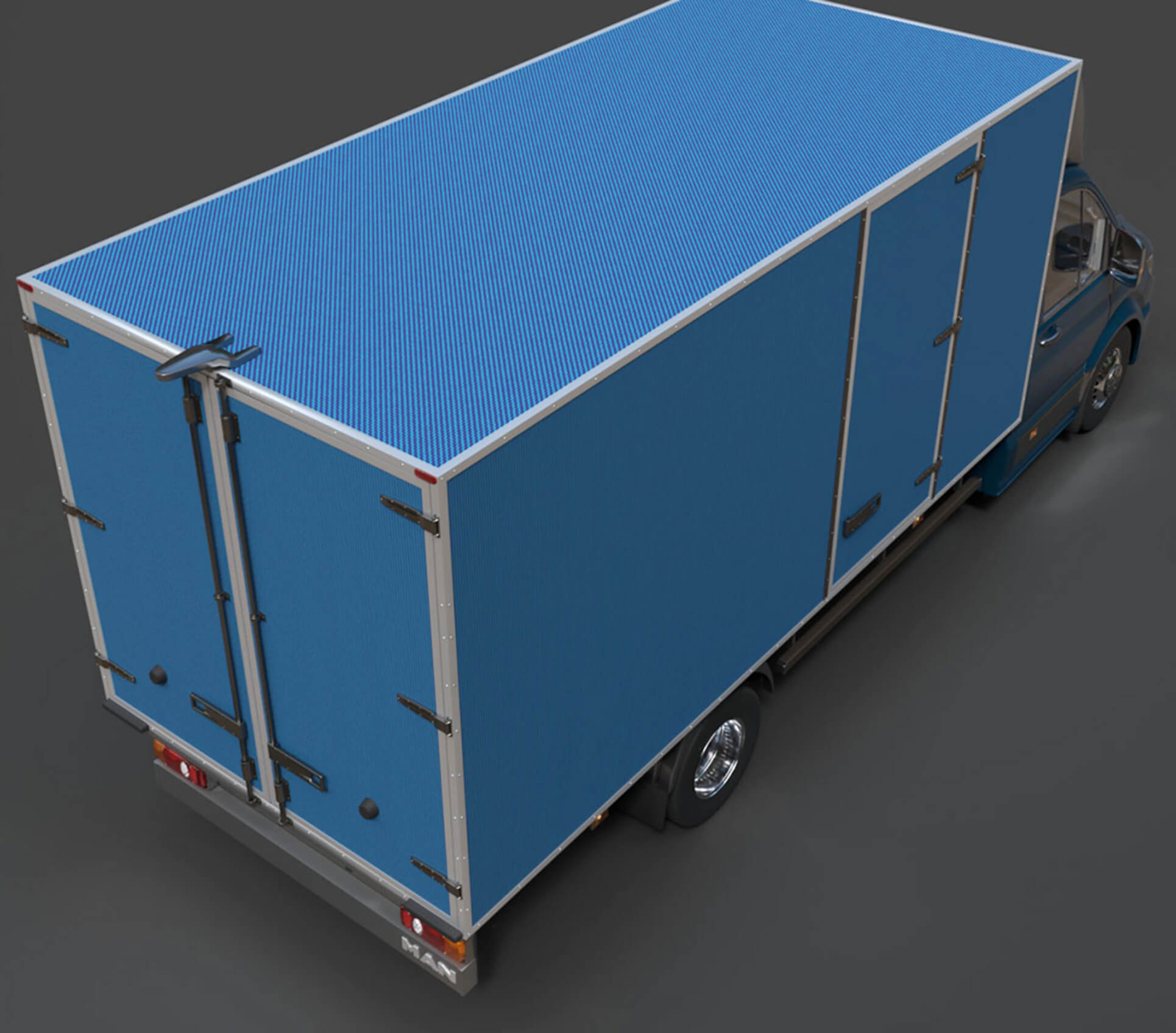 MAN Isothermal Cargo Van Detailed Production-Ready 3D Assemb 3D Model