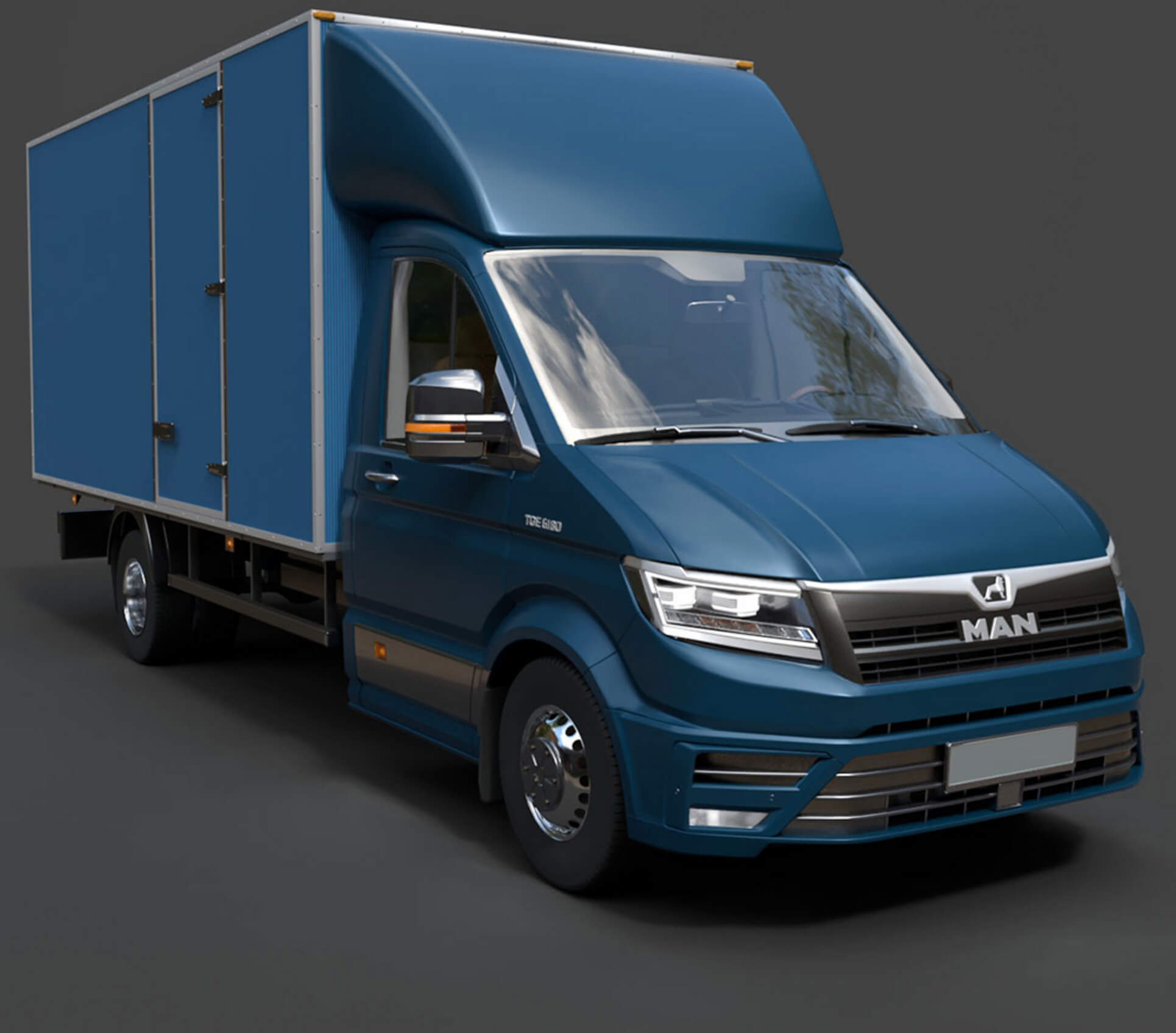 MAN Isothermal Cargo Van Detailed Production-Ready 3D Assemb 3D Model