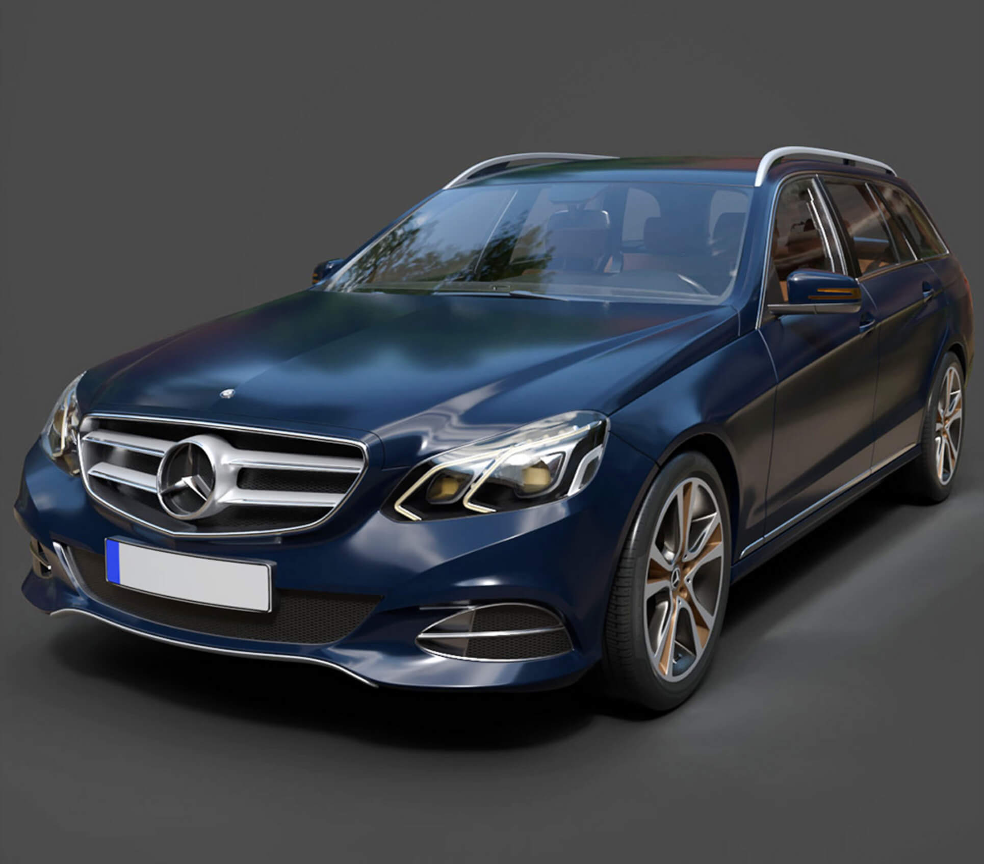 Mercedes-Benz E-Class Estate High-Poly 3D Model 3D Model