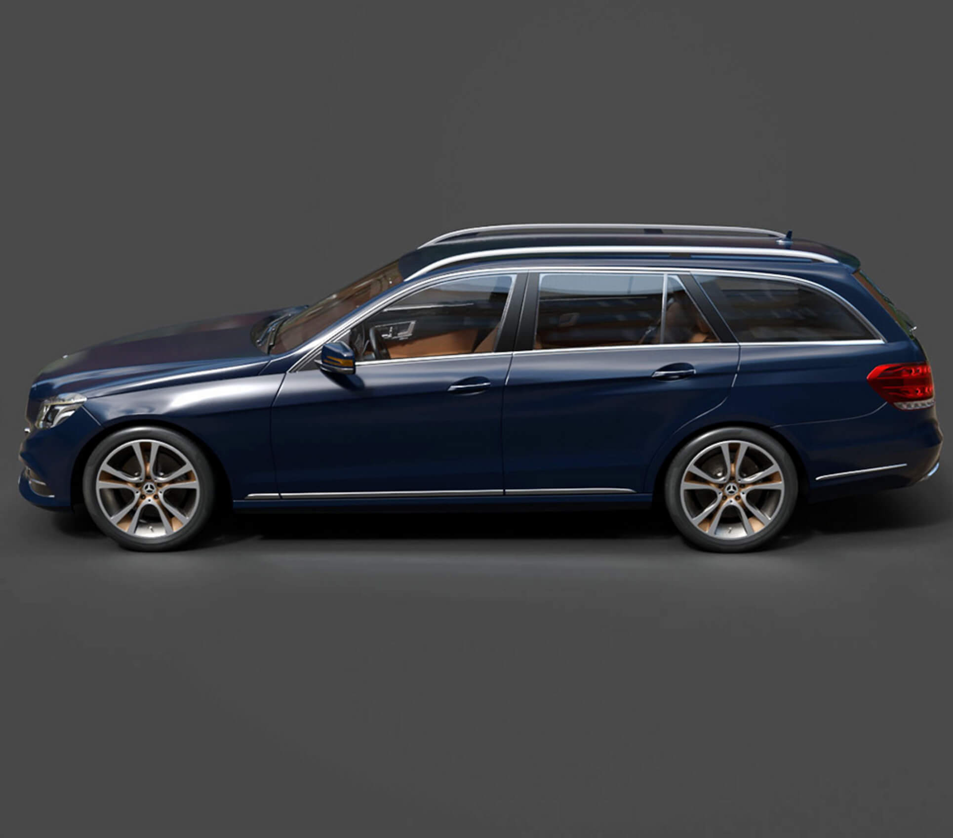 Mercedes-Benz E-Class Estate High-Poly 3D Model 3D Model