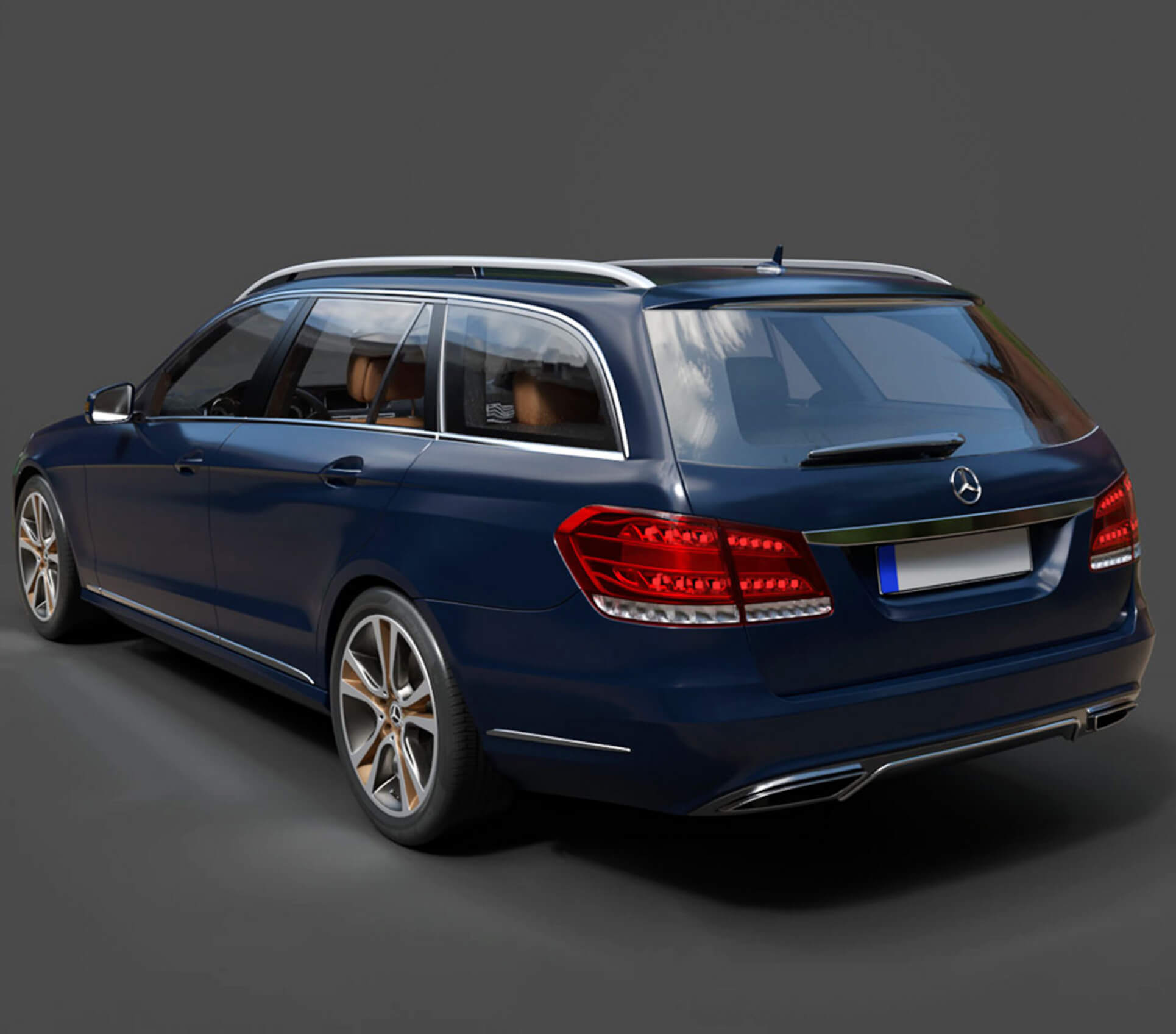 Mercedes-Benz E-Class Estate High-Poly 3D Model 3D Model