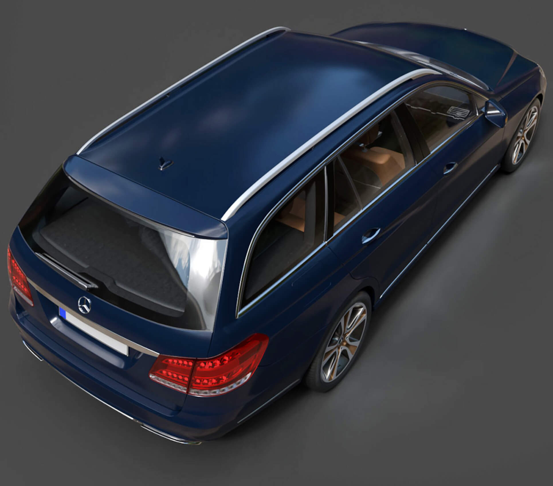 Mercedes-Benz E-Class Estate High-Poly 3D Model 3D Model