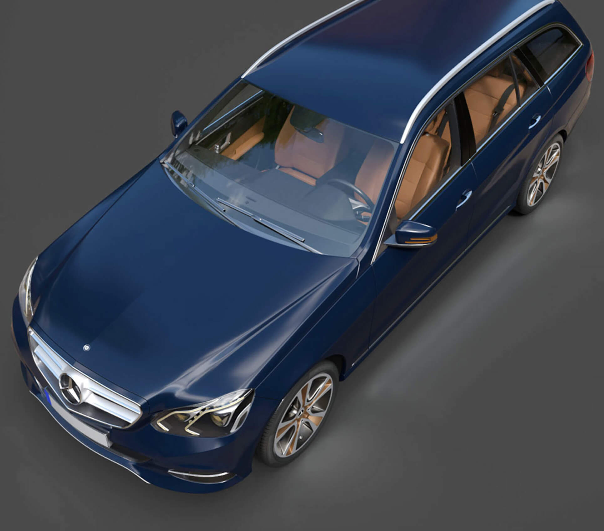 Mercedes-Benz E-Class Estate High-Poly 3D Model 3D Model
