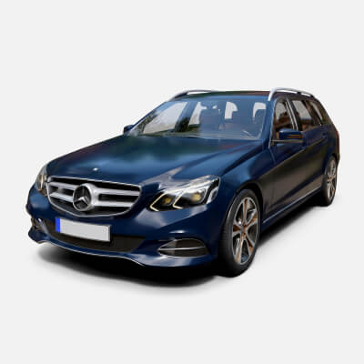 Mercedes-Benz E-Class Estate High-Poly 3D Model