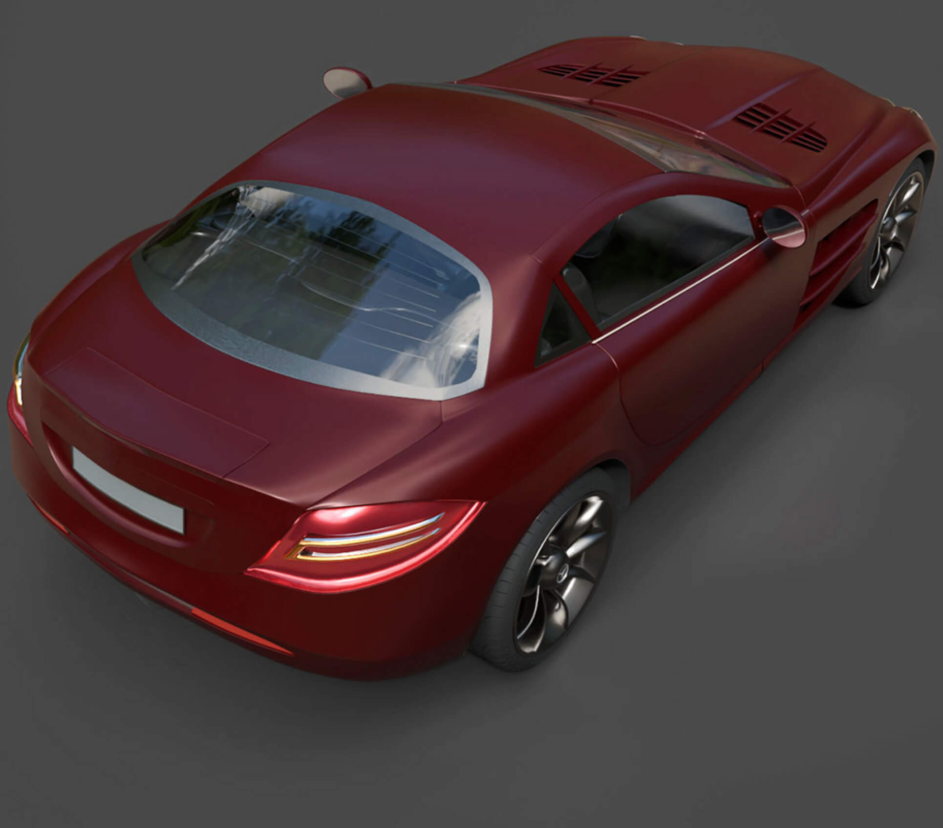 Mercedes-Benz SLR High-Poly 3D Model 3D Model