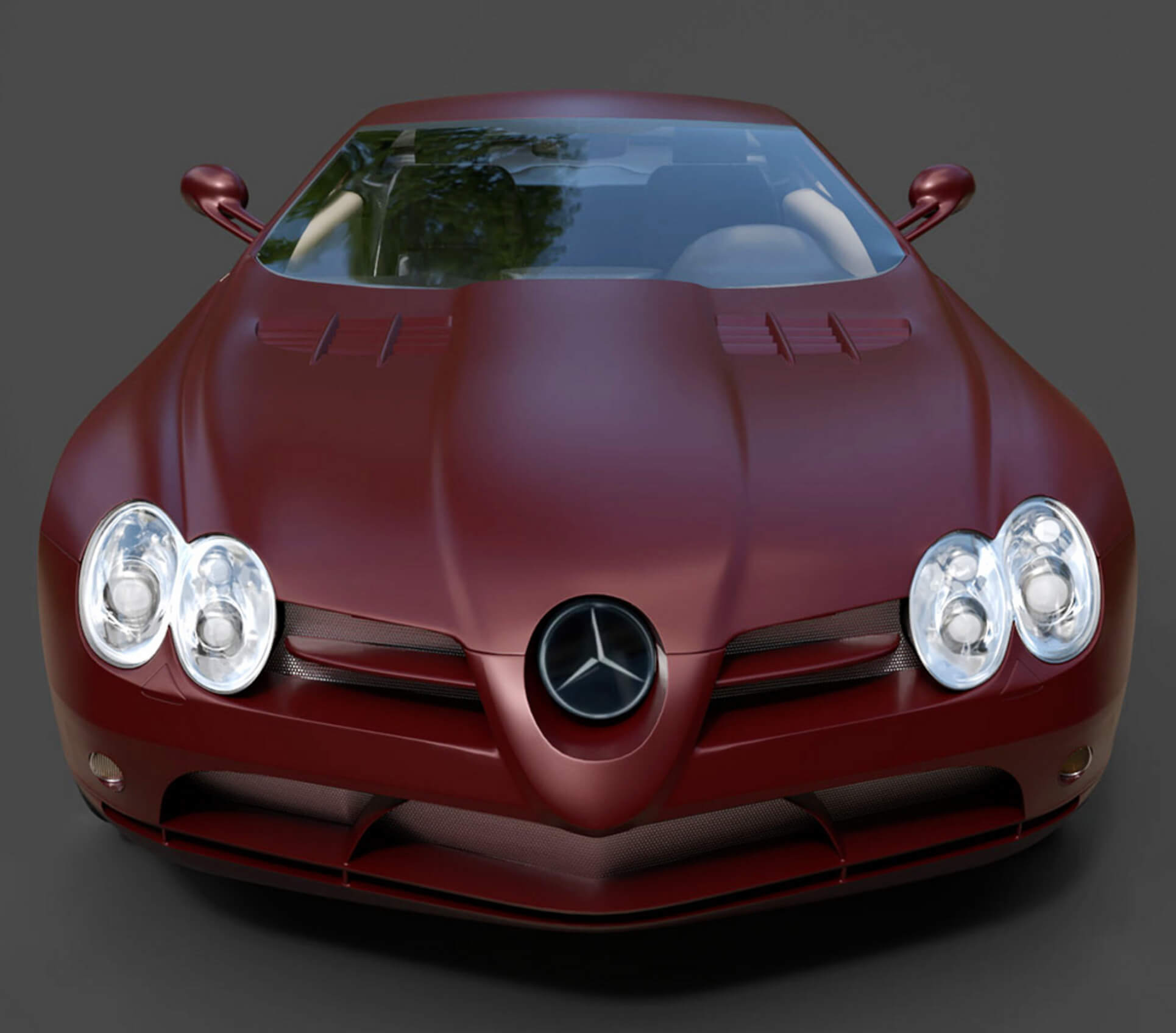 Mercedes-Benz SLR High-Poly 3D Model 3D Model