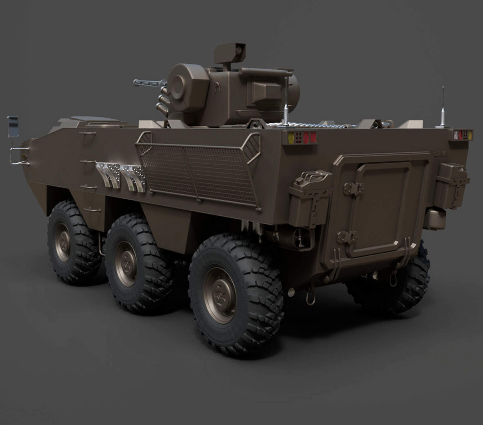 Military Vehicles - BTR Otaman - High-Poly 3D Model 3D Model