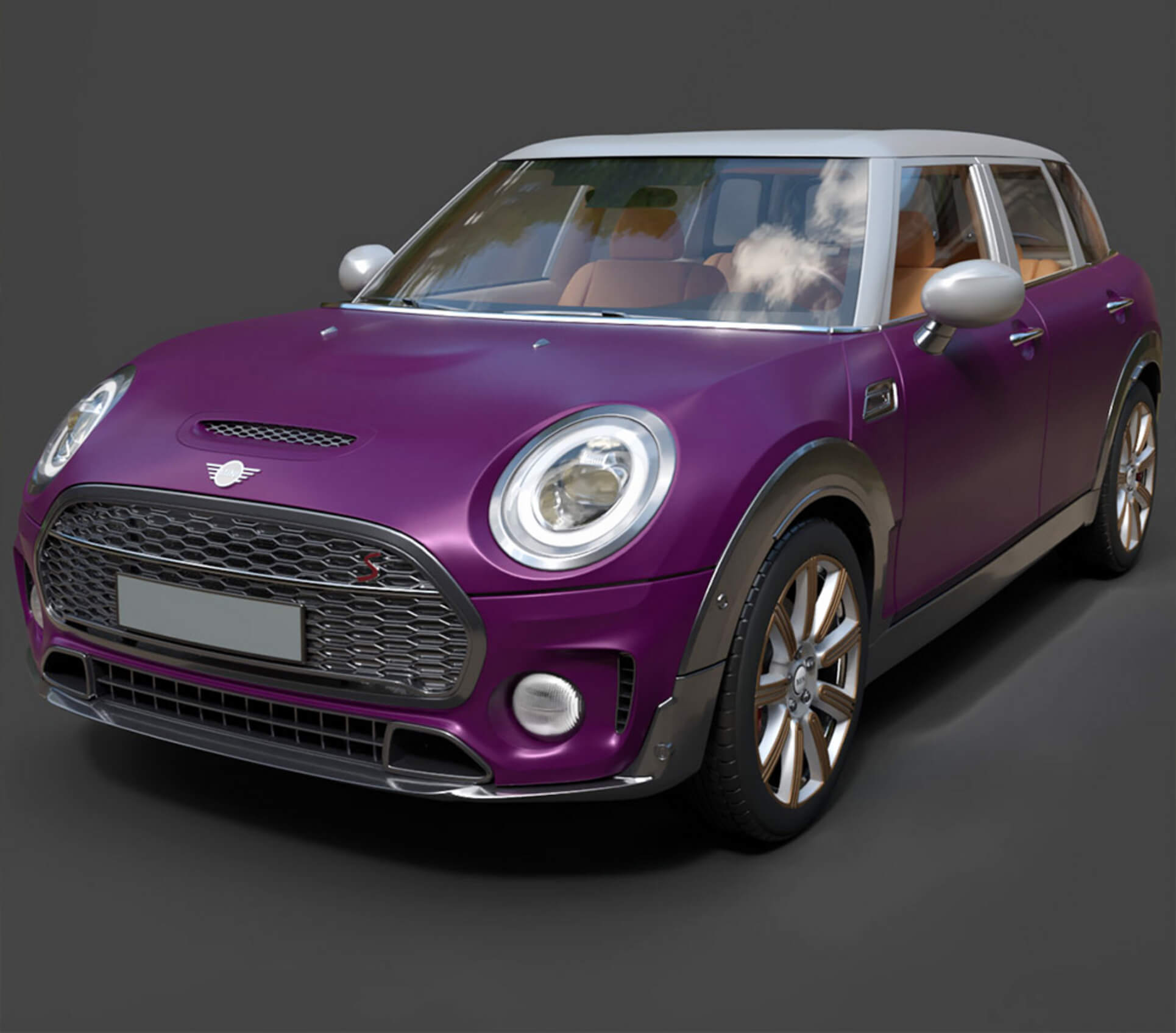 Mini Clubman Detailed Production-Ready 3D Asset 3D Model