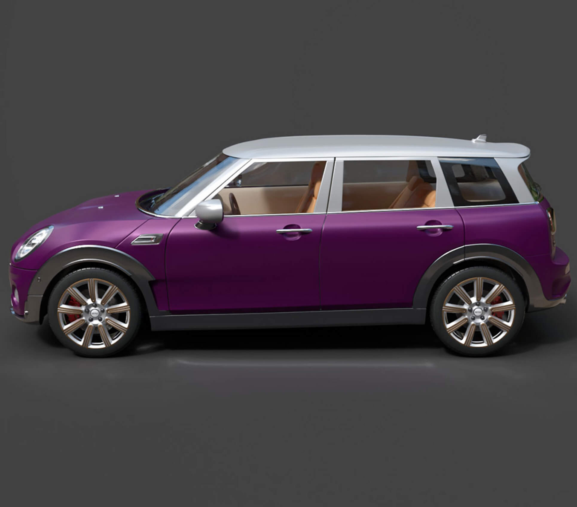 Mini Clubman Detailed Production-Ready 3D Asset 3D Model