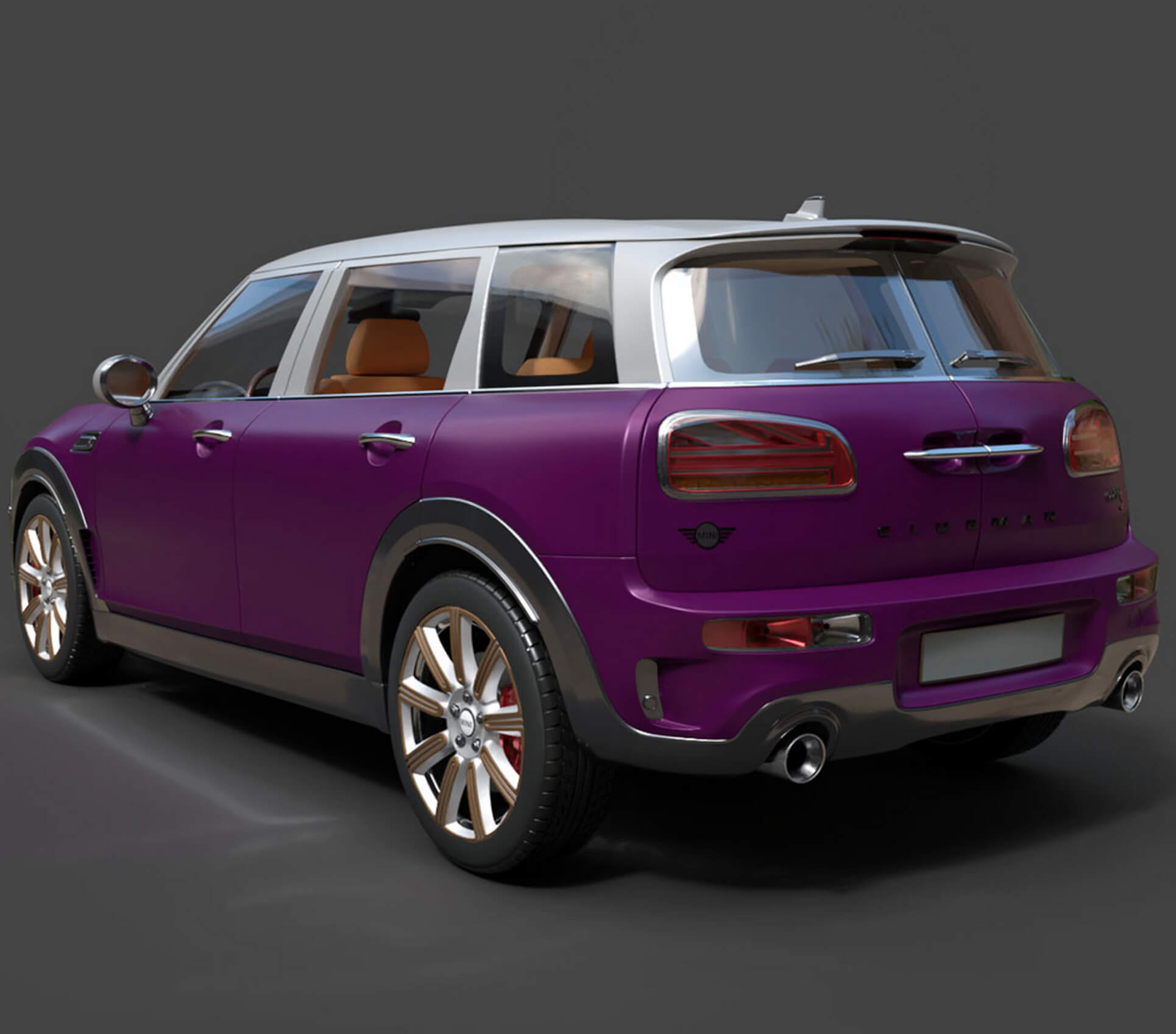 Mini Clubman Detailed Production-Ready 3D Asset 3D Model