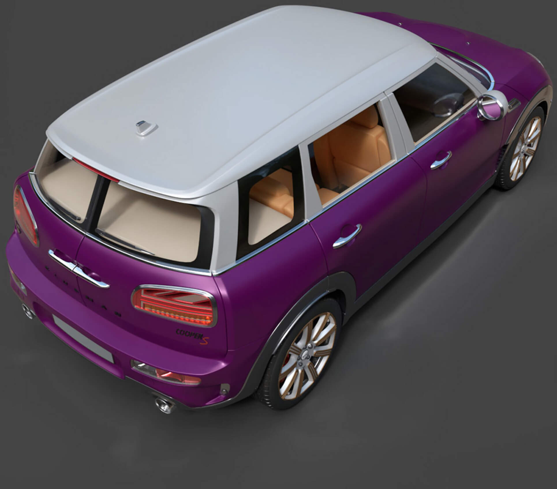 Mini Clubman Detailed Production-Ready 3D Asset 3D Model