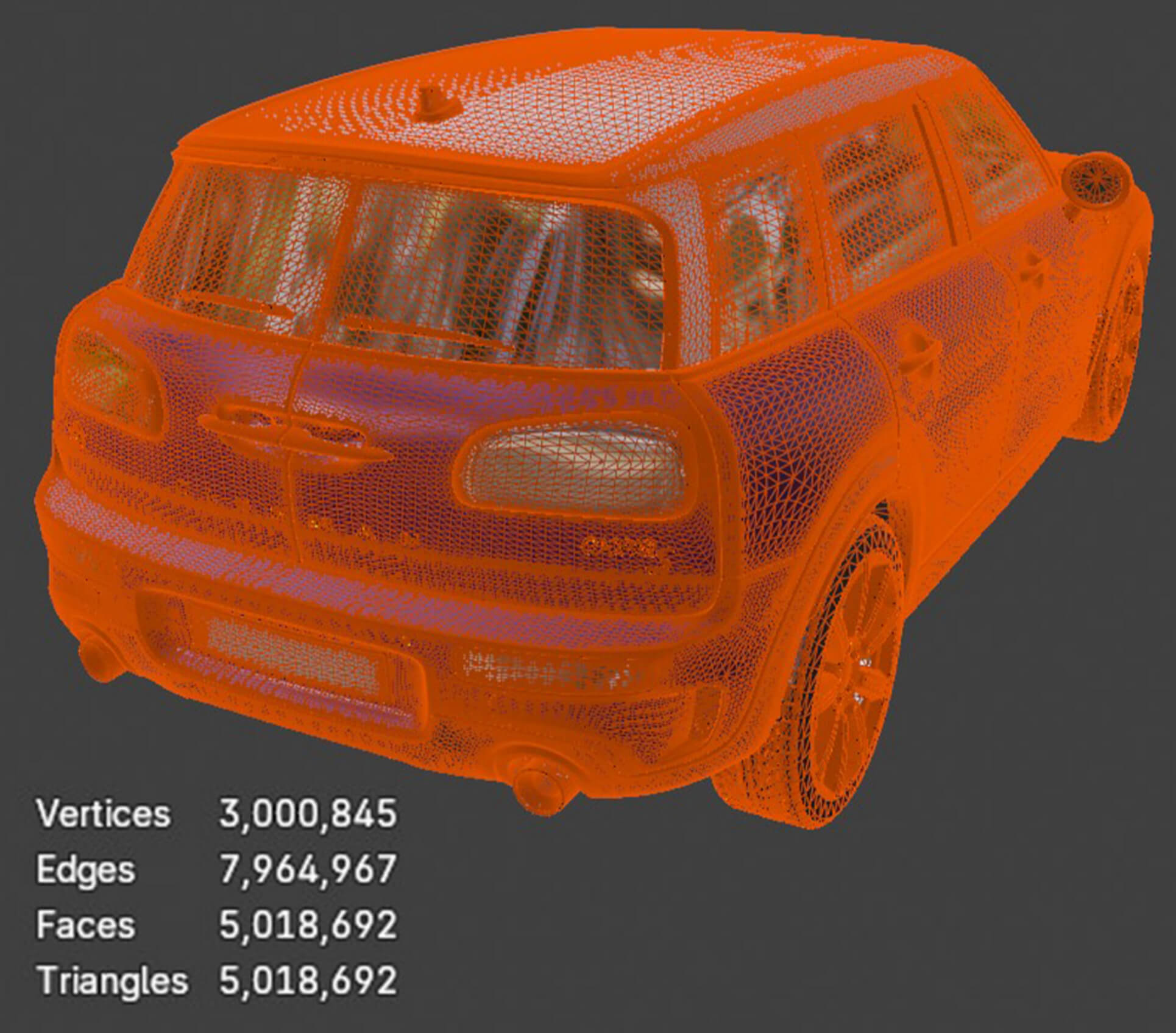 Mini Clubman Detailed Production-Ready 3D Asset 3D Model