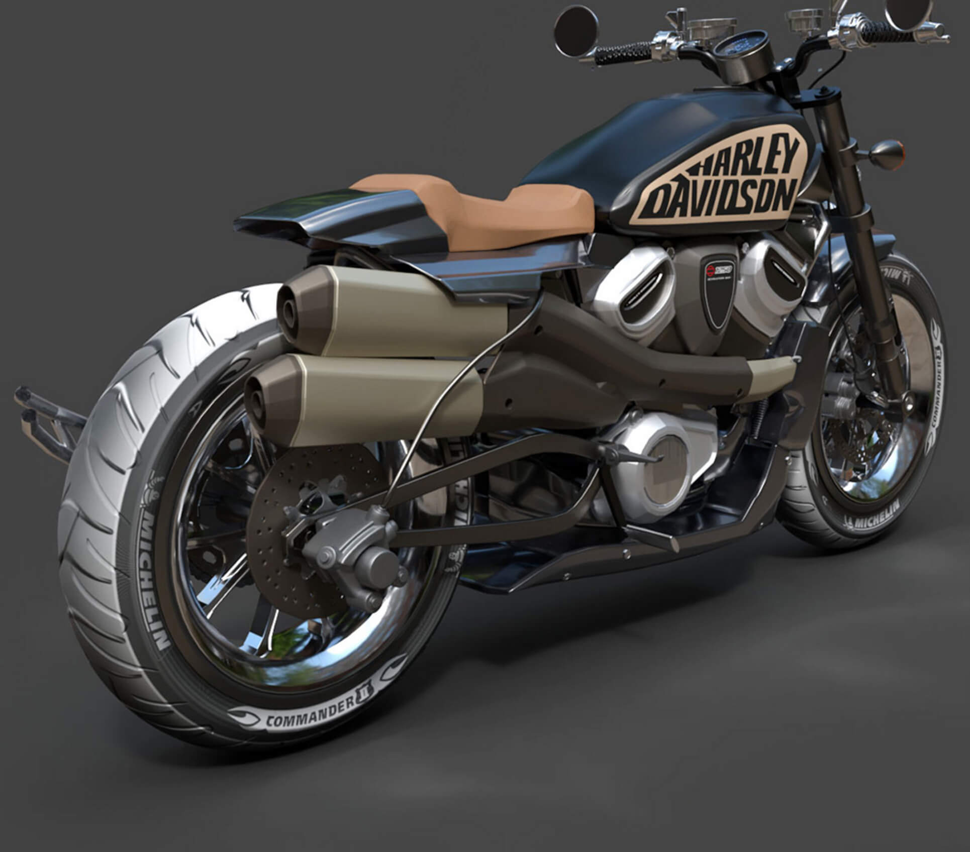 Motorcycles - Harley-Davidson - High-Poly 3D Model 3D Model