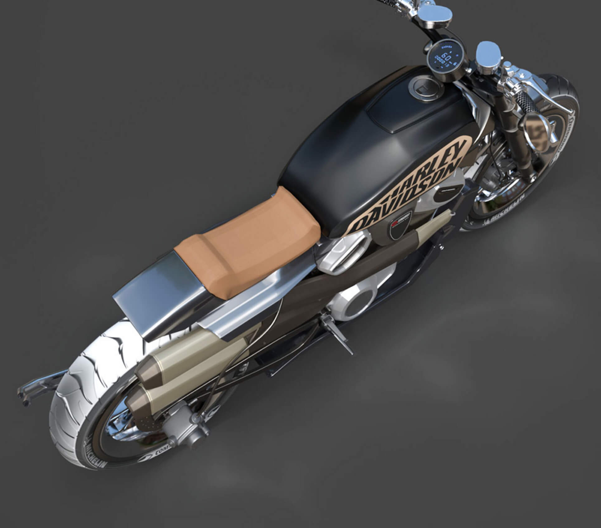 Motorcycles - Harley-Davidson - High-Poly 3D Model 3D Model