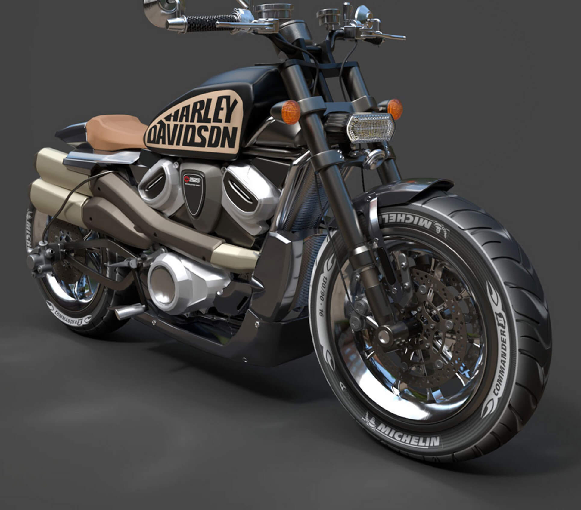 Motorcycles - Harley-Davidson - High-Poly 3D Model 3D Model