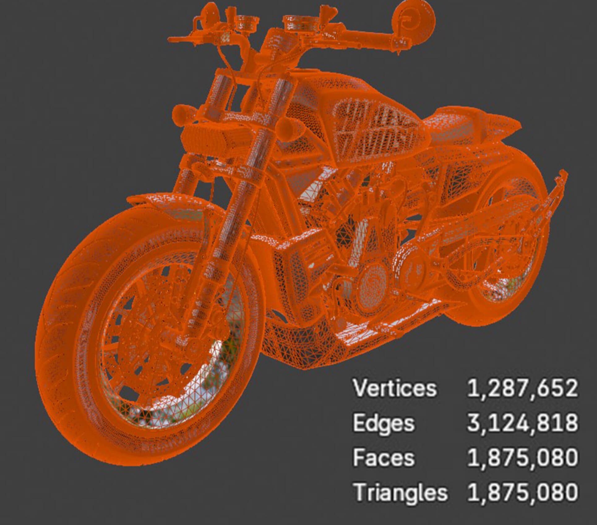 Motorcycles - Harley-Davidson - High-Poly 3D Model 3D Model