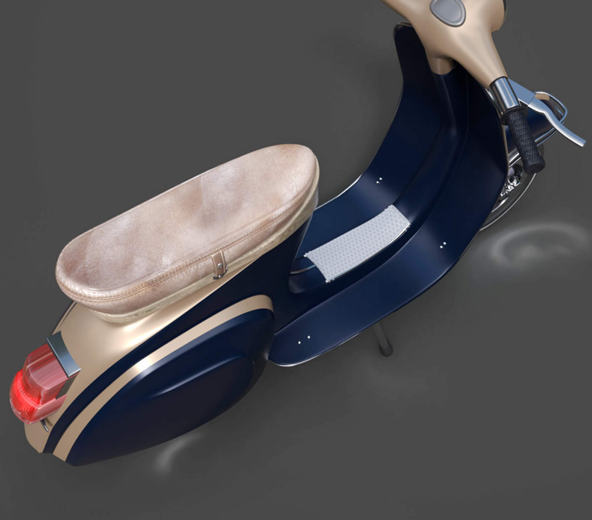 Motorcycles Vespa High-Poly 3D Model 3D Model